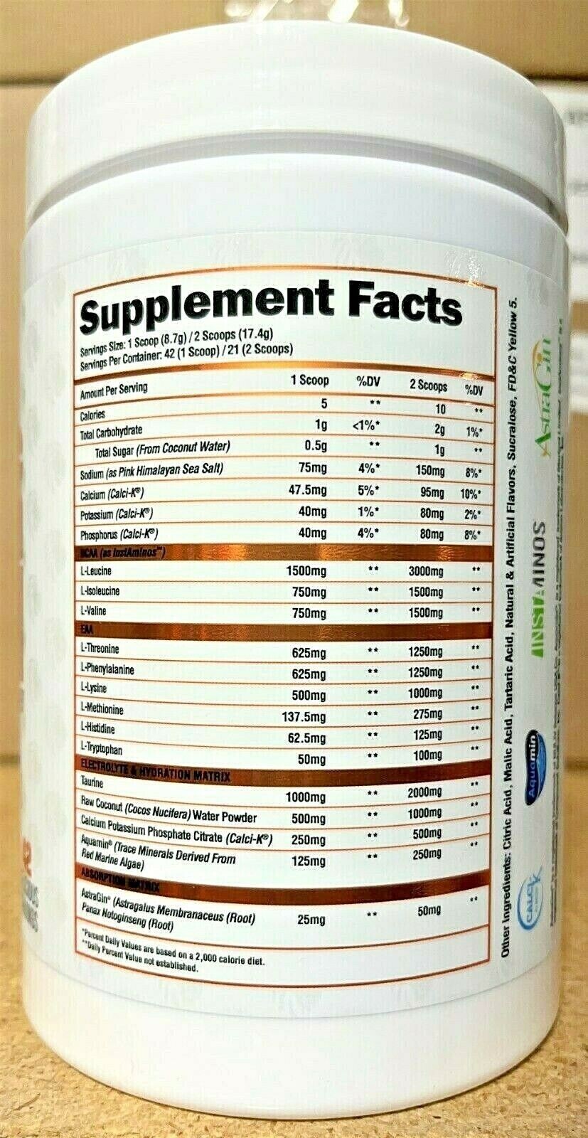 Alpha Lion Superhuman Intra BCAA EAA Electrolyte Blend 42 Scoops 3 Flavors New