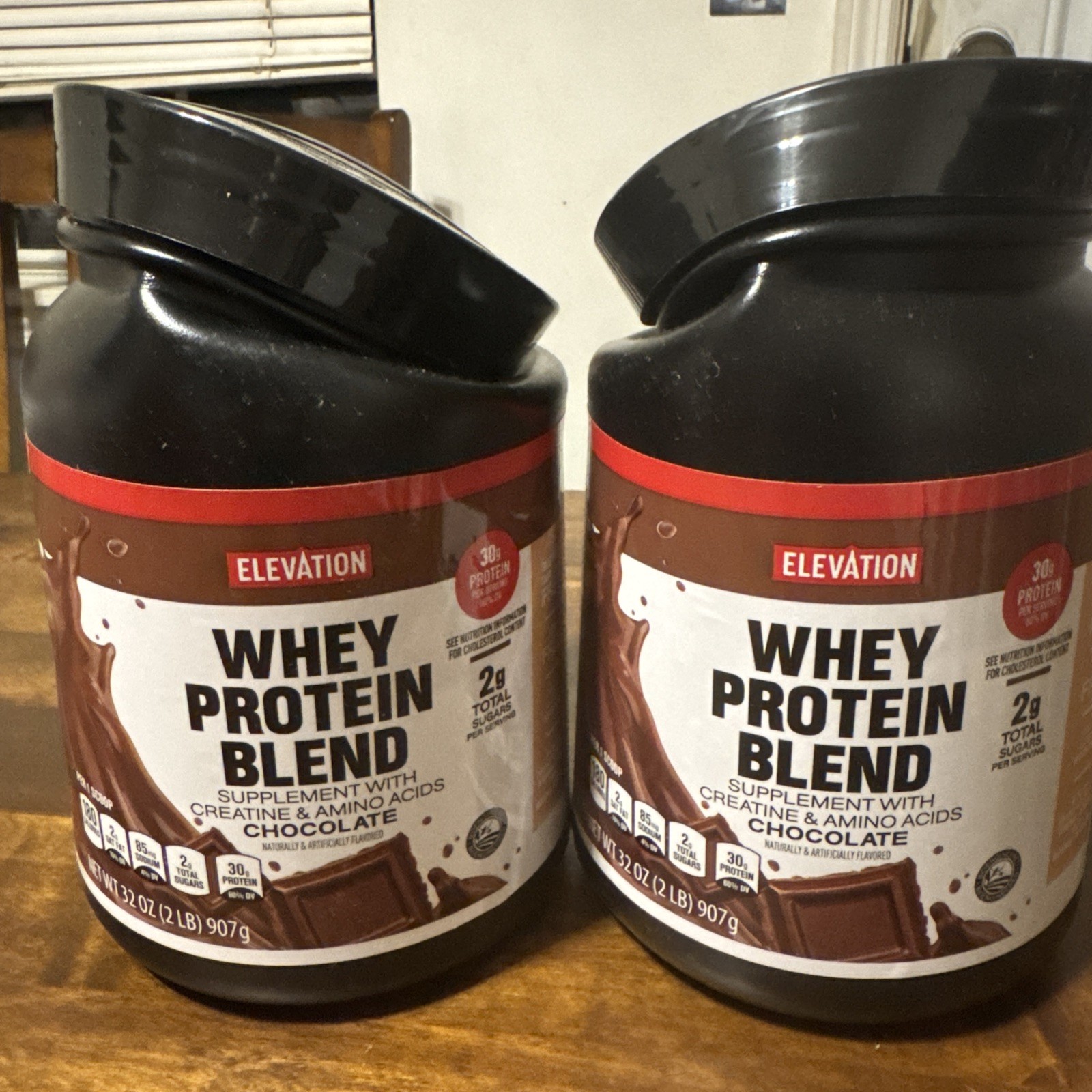 Elevation Whey Protein Blend Supplement Chocolate Flavor Sealed 32oz 907g Lot 2