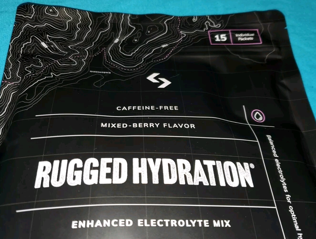 Rugged Hydration Mixed-Berry Electrolytes 15 packets NEW SEALED *FREE SHIPPING*