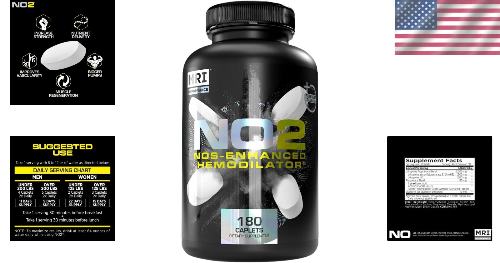 NO2 Nitric Oxide Capsules – Cardiovascular Support