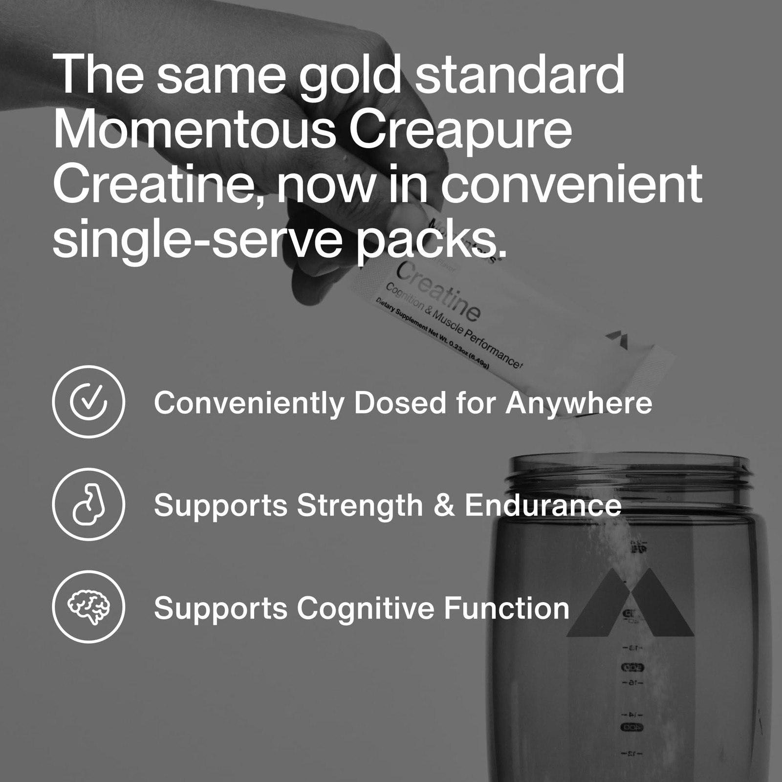 Momentous Creatine Monohydrate Powder – Creapure Creatine Powder – Supports S…