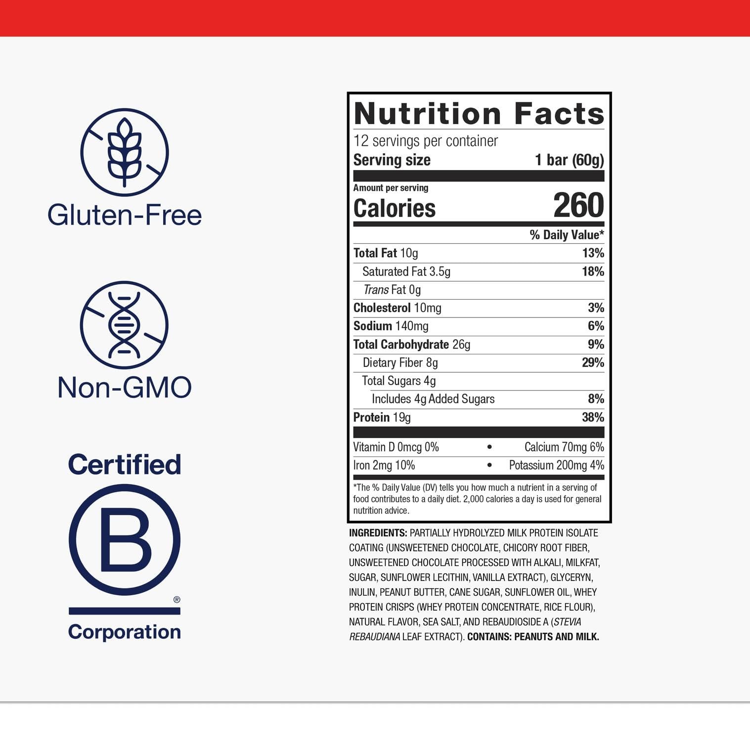 Metagenics Ultra Protein Bar – High Meal 1 Count (Pack of 12)