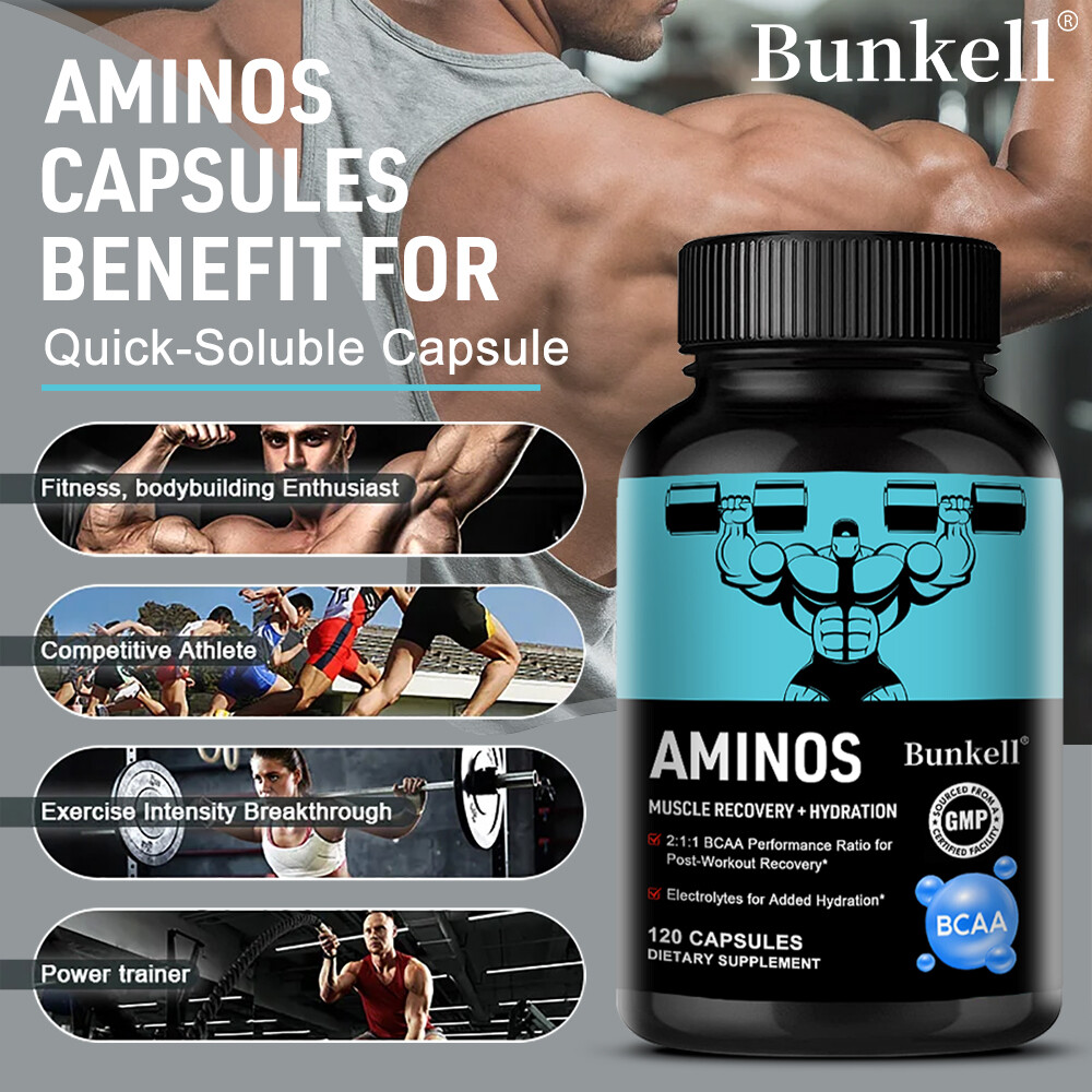 AMINOS MUSCLE RECOVERY + HYDRATION PERFORMANCE ENHANCE energy increase Health