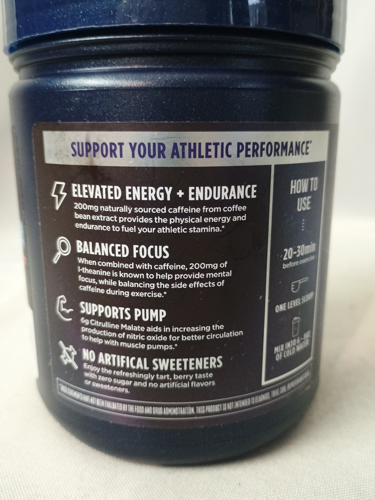 Vega Pre-Workout Energy, 25 Servings, Blue Raspberry, Exp. 12/28