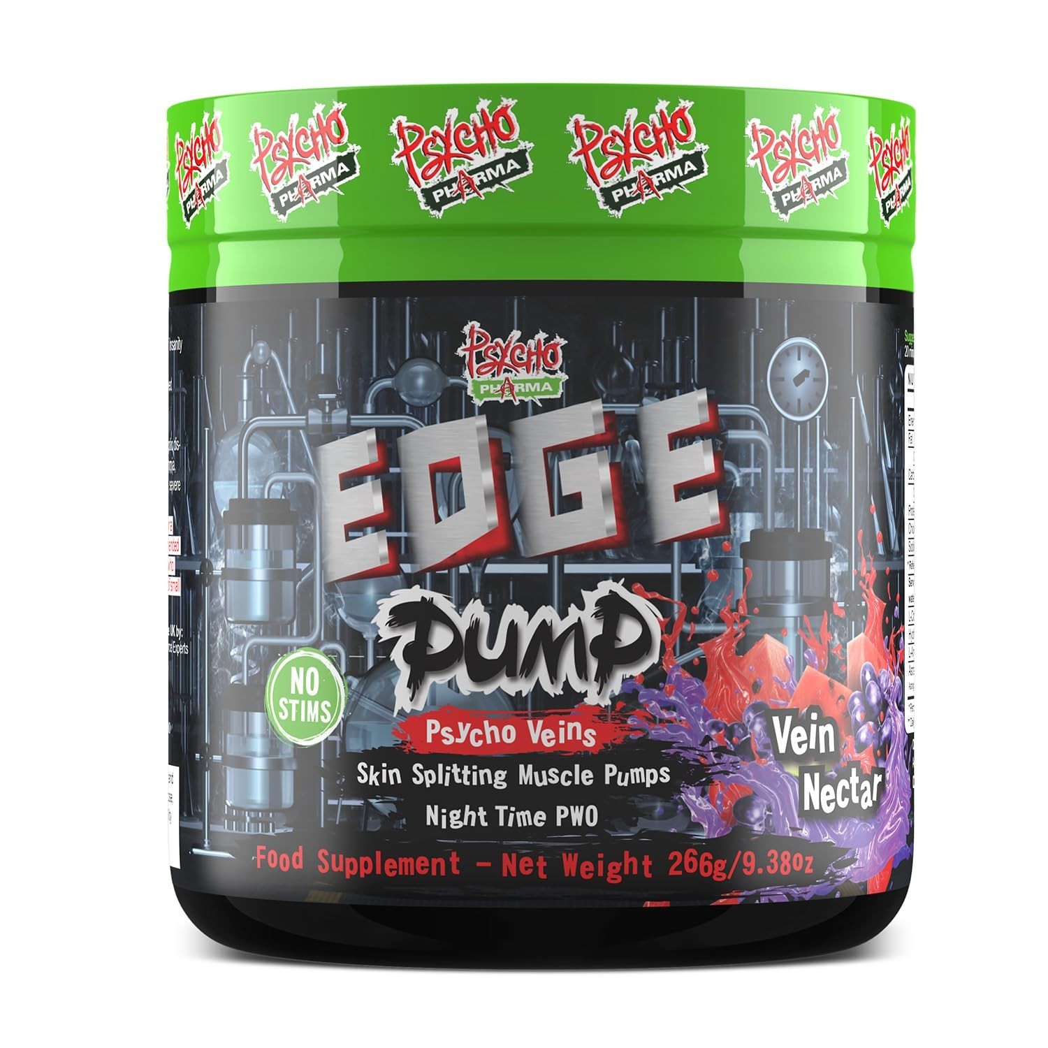Nitric Oxide Pump Formula – Max-Dose NO Boosters for Extreme Muscle Pumps – Stim