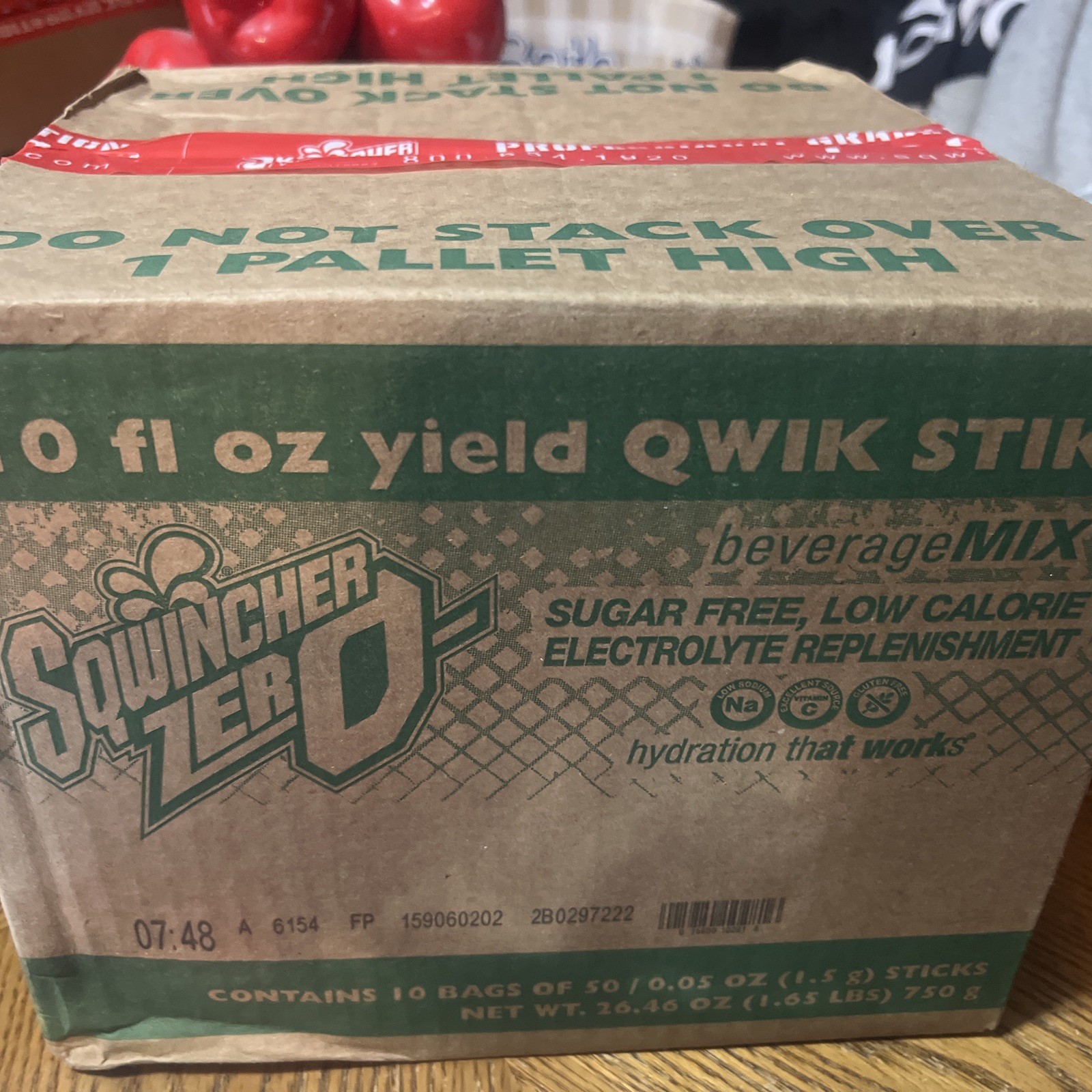 Lot Of 5 Sqwincher ZERO Qwik Stik – Fruit Punch Sugar Free 50 =250 Pack New