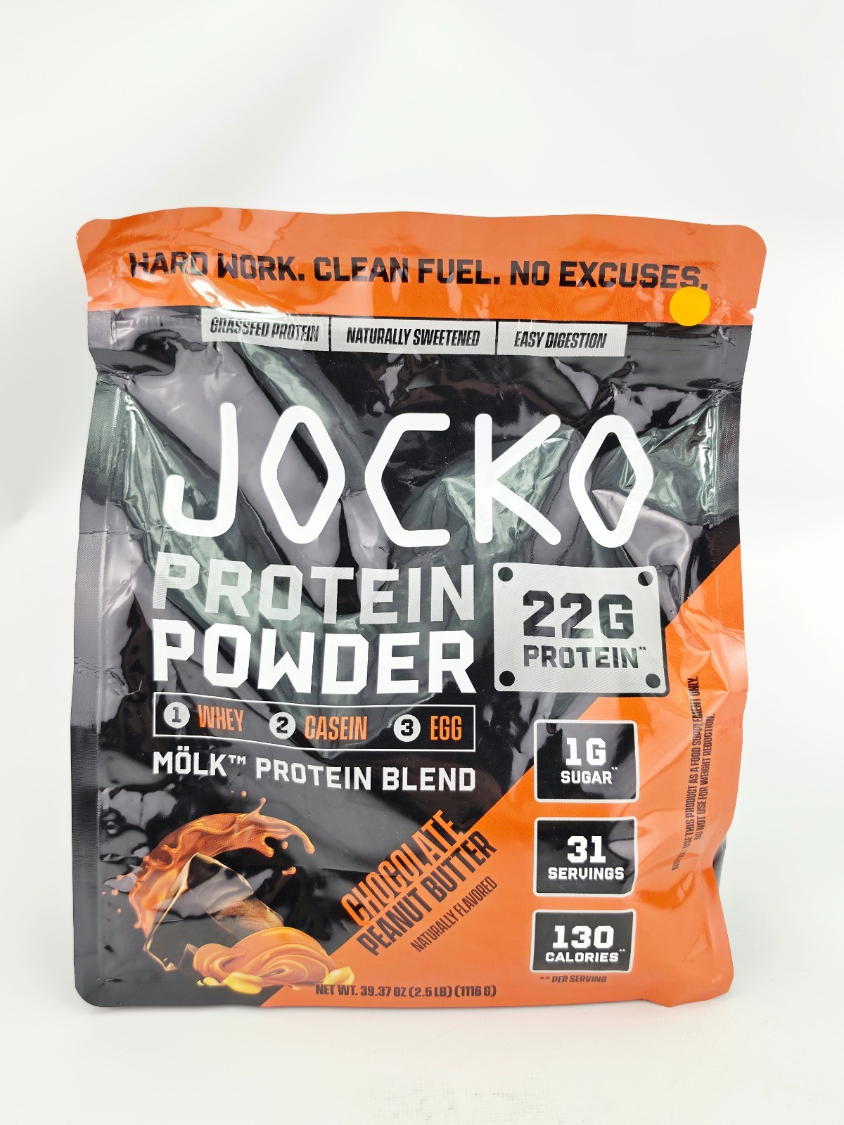 Jocko Fuel Protein Powder Chocolate Peanut Butter 2.3 lb bb3/27