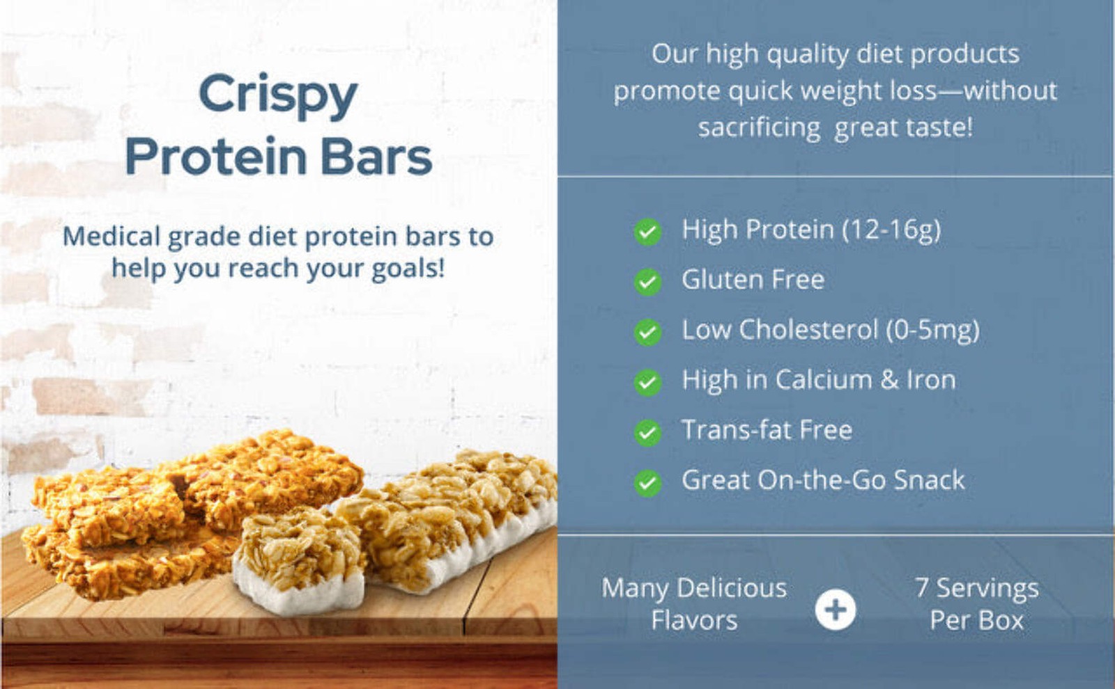 BestMed – Peanut Bar | Ideal Protein Diet Alternative, Low Carb, Low Cal 7/ct