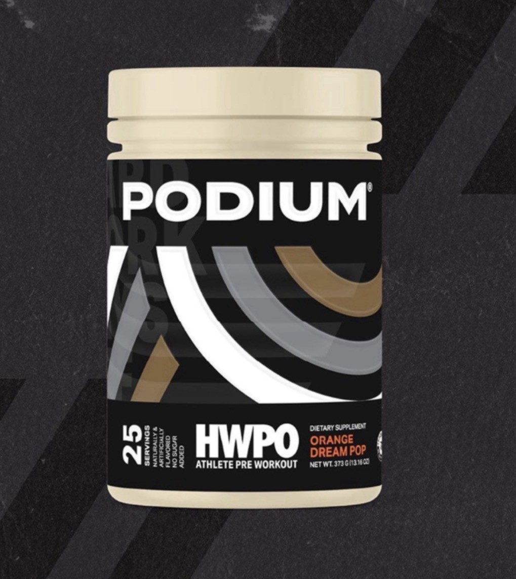 Podium Fuse Pre Workout HWPO Supplement Orange Dream Pop 25 Servings Limited 🔥
