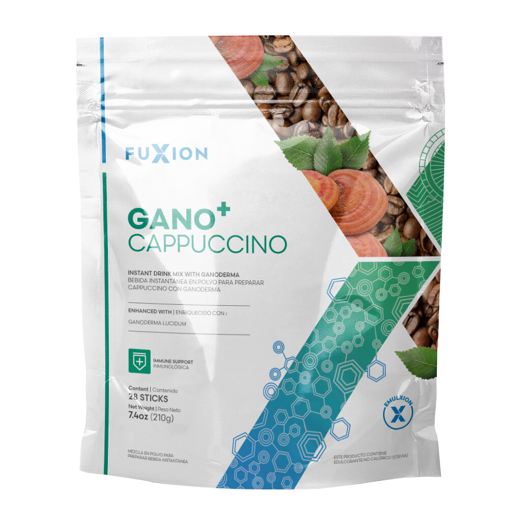 NEW-FuXion CAPPUCCINO-Inmunity Support with Ganoderma-28 Sticks-FREE SHIPPING!!!