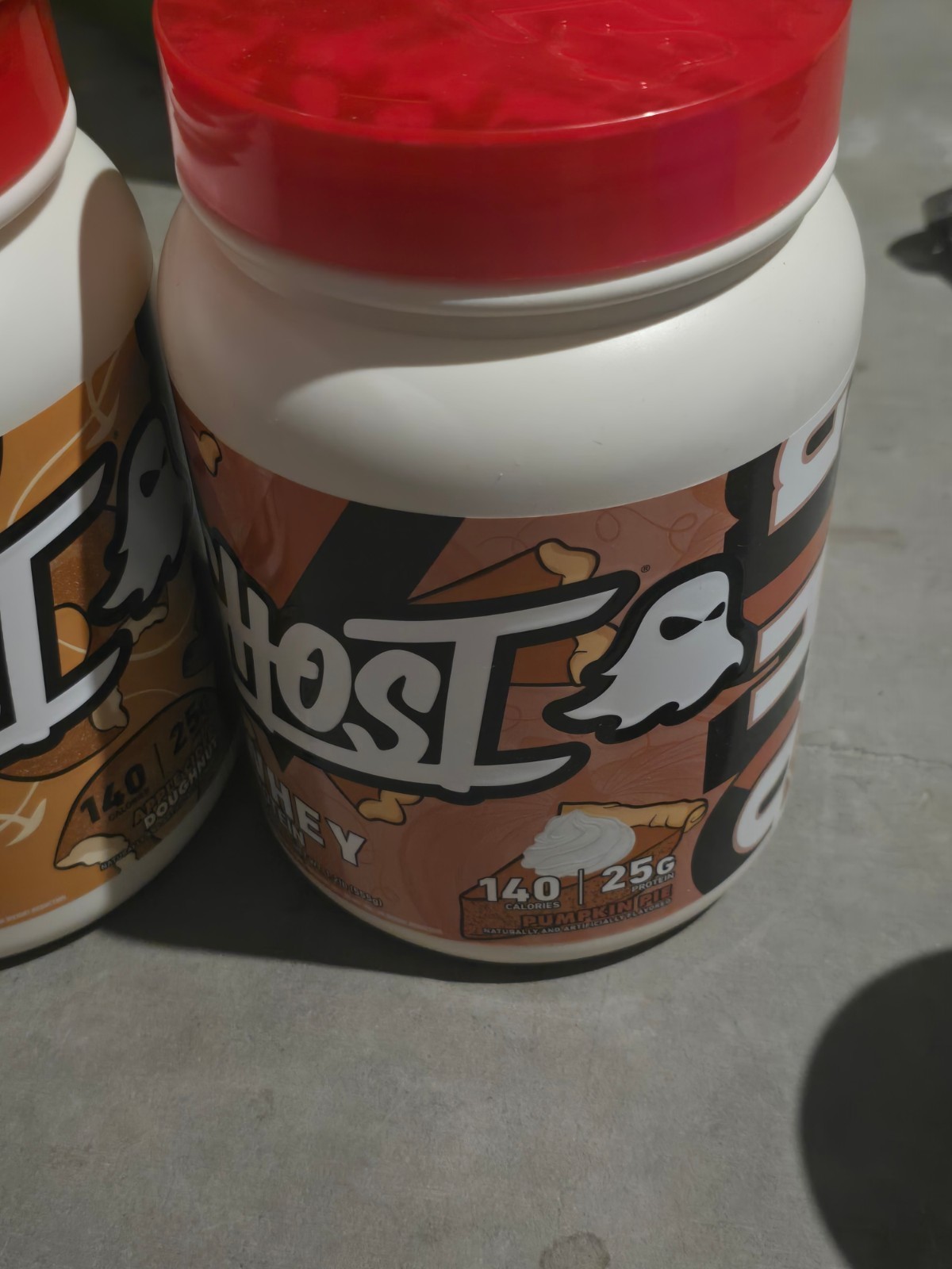 GHOST Whey Protein Pumpkin Pie Expired Collectible Tub Seasonal Flavor