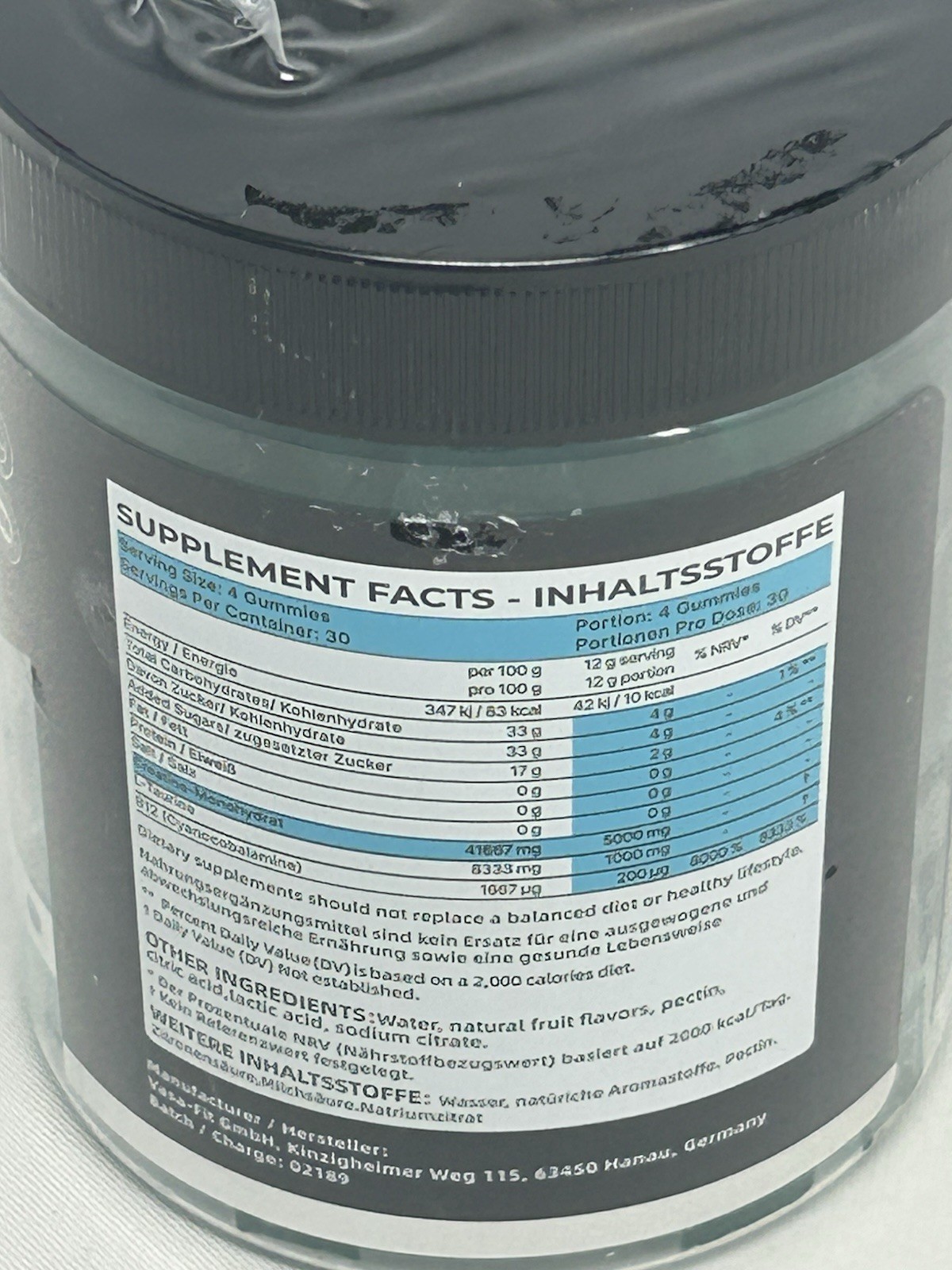 Lets Cube Nutrition Creatine Gummies 6000mg 30 Servings Exp 06/20/2027