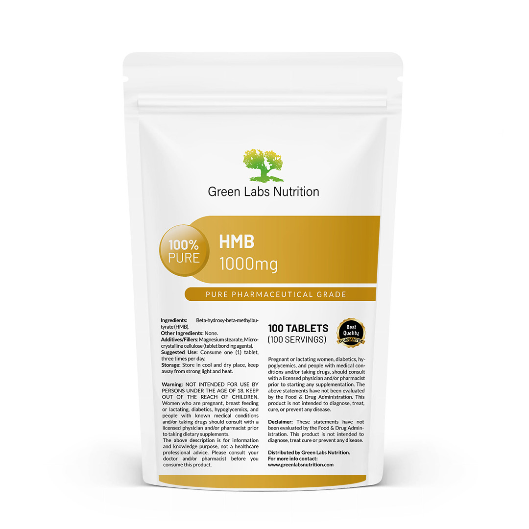 HMB 1000mg TABLETS ANTICATABOLIC LEAN BODY MASS REGENERATION