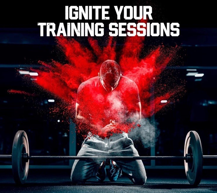 Pre Workout Powder Fruit Punch Energy Drink Mix Sports Nutrition
