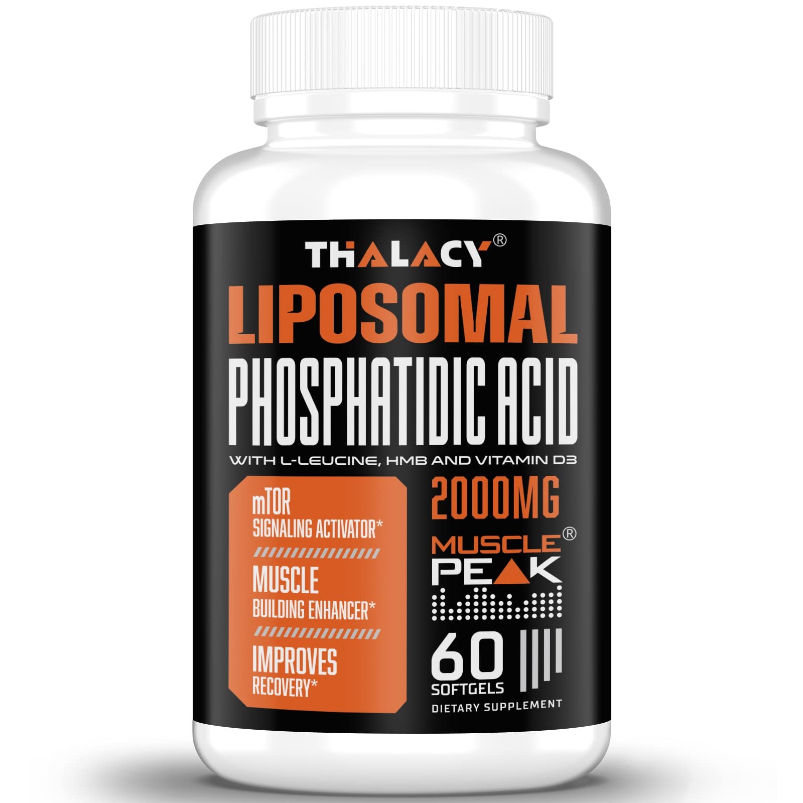 2000mg Liposomal Phosphatidic Acid Muscle Builder (PA), High Absorption Muscle B