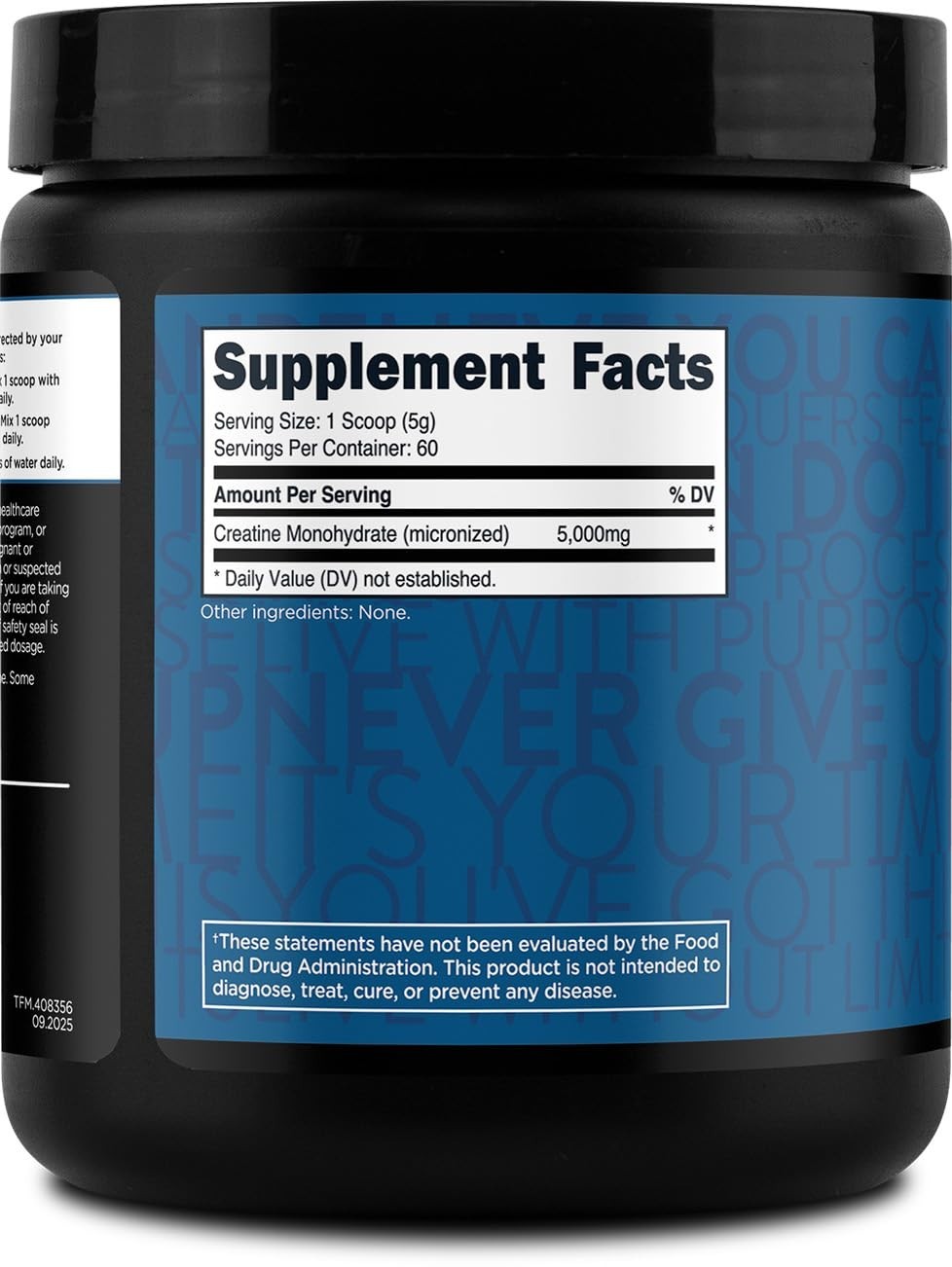 Micronized Creatine Monohydrate Powder 5000mg – Unflavored, 60 Servings, Boost E