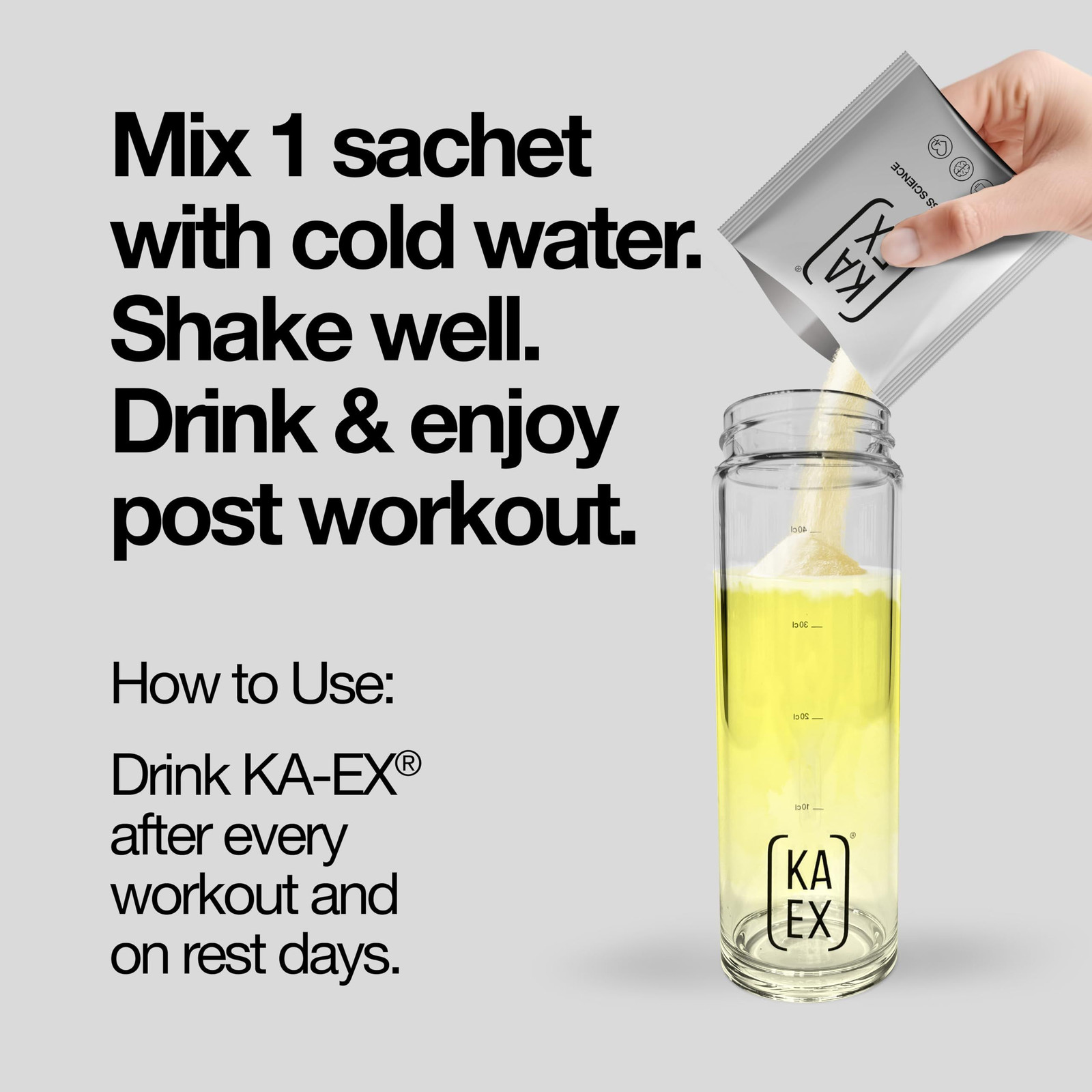 KA EX – Cortisol Stress Reducer for Athletes | Post-Workout 3 Servings