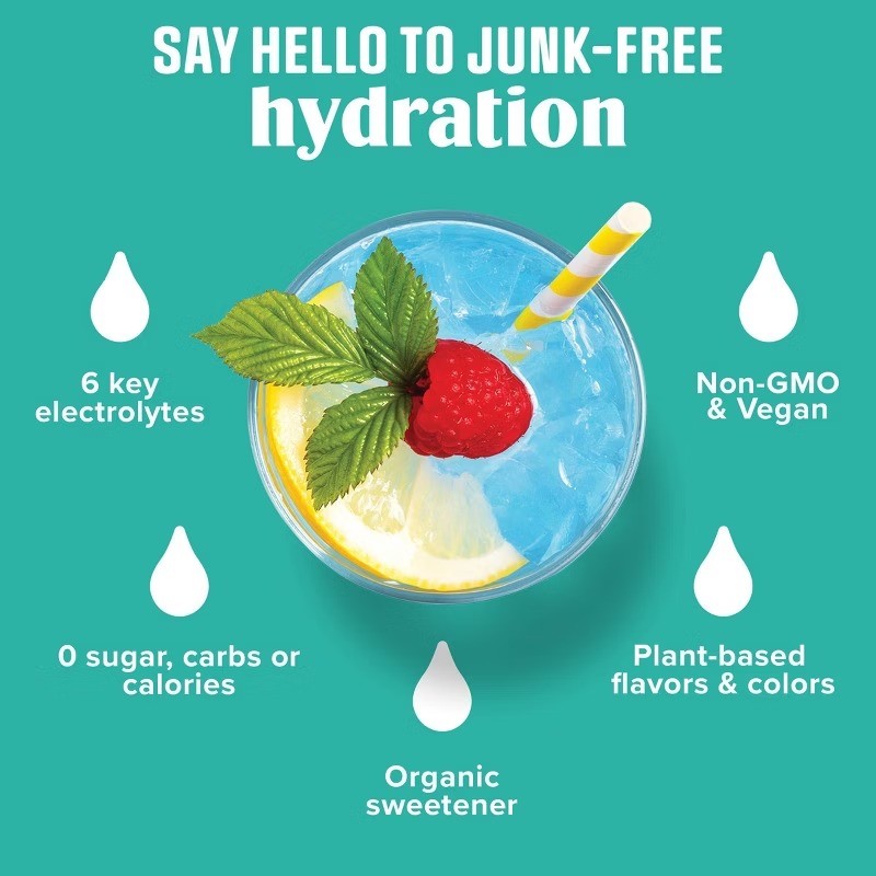 Daily Hydration Electrolyte Stick Packs – Tropical Variety Pack: Powdered Drink