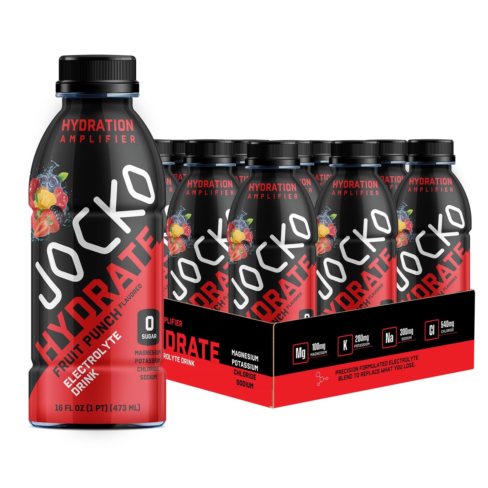 Jocko Fuel Hydrate Electrolyte Drinks – Sports Drink Hydration 16 FL Oz
