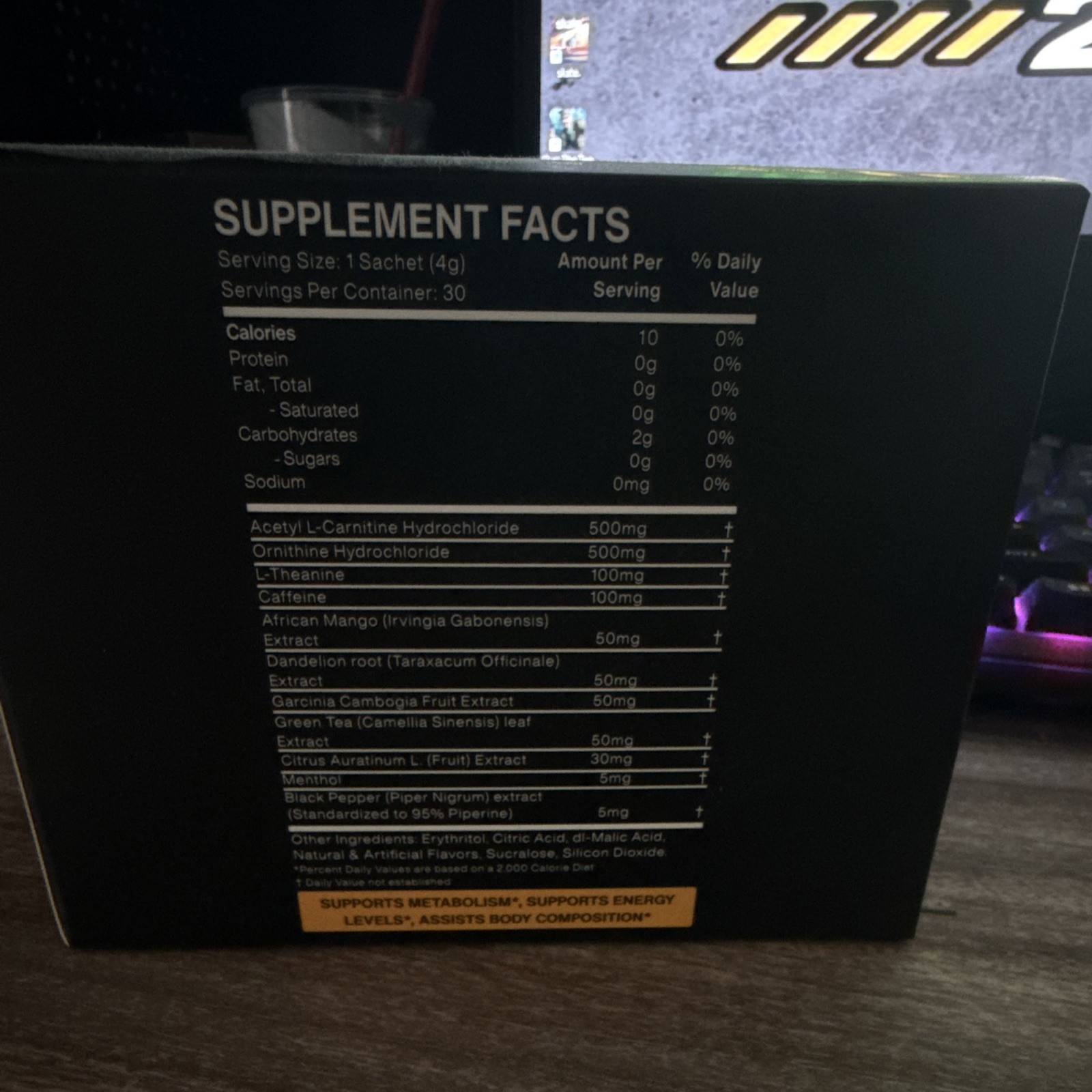 Tradesman Nutrition SHRED Thermogenic Support Citrus Apple 30 Sachets