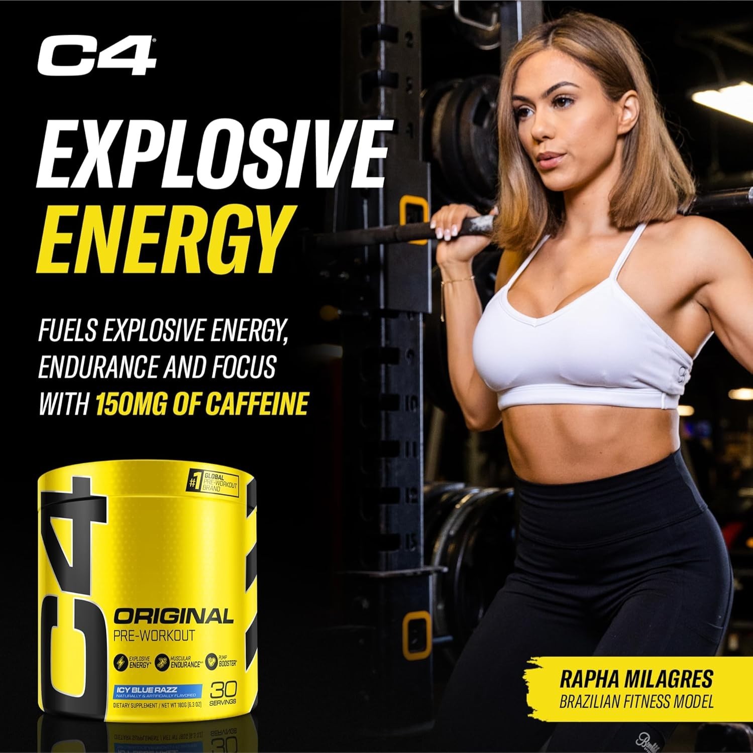 Pre-Workout Powder For Endurance, Focus &