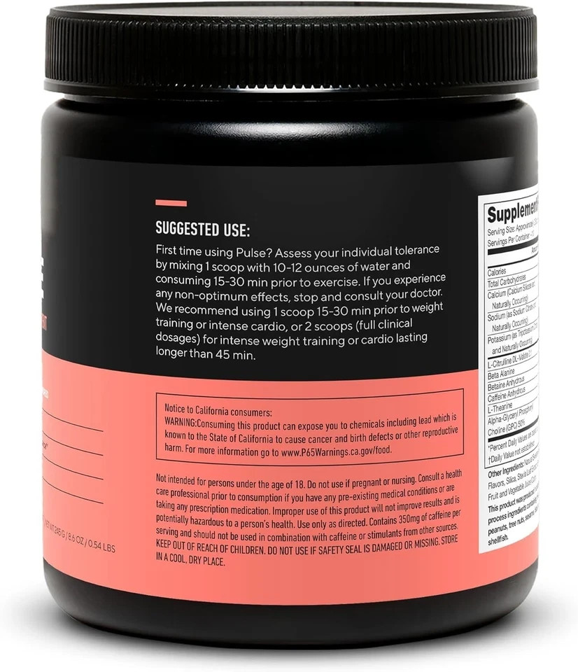 LEGION- All Natural Nitric Oxide Preworkout Drink to Boost Energy, Creatine…