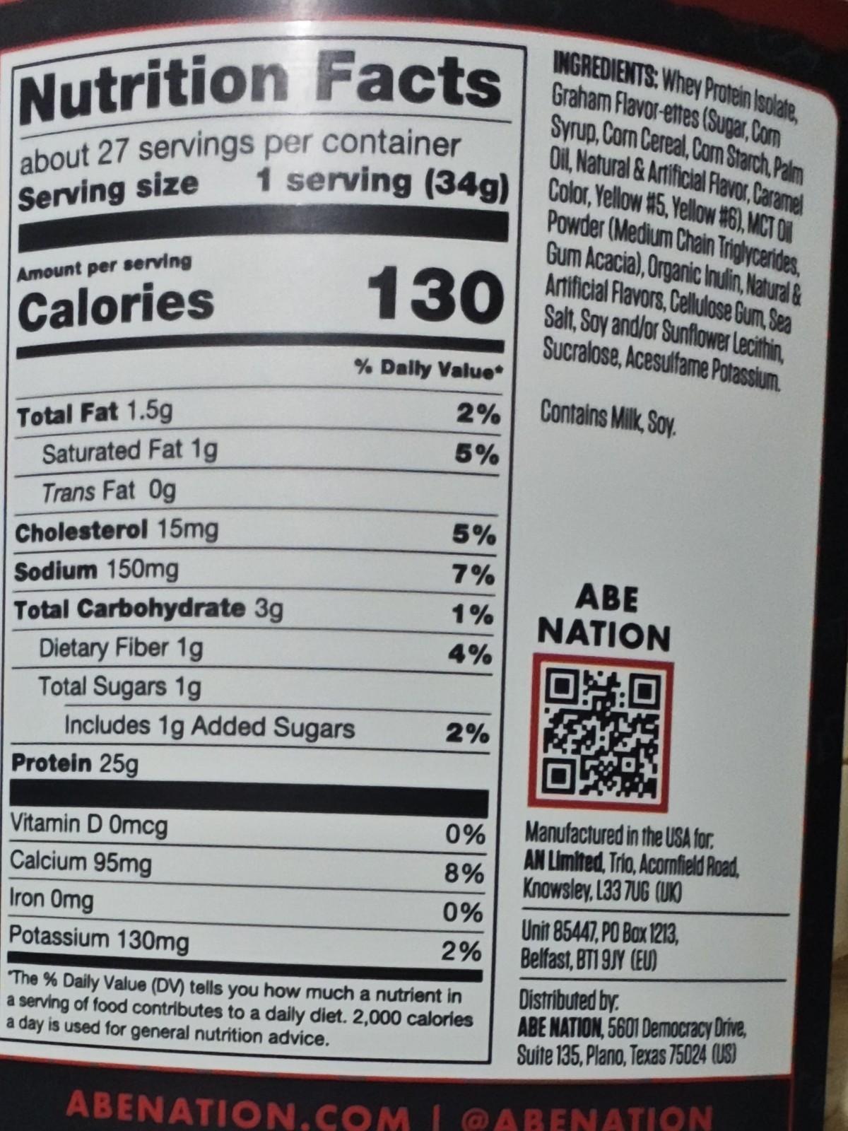 Whey ISO, Airplane Cookie, 2 lbs (907 g) ABE