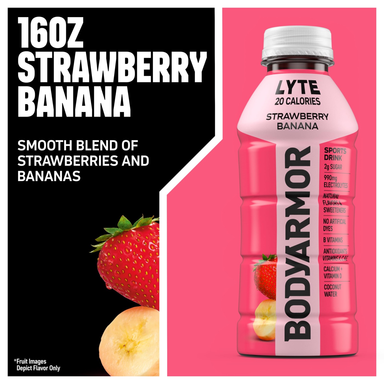 BODYARMOR Lyte Sports Drink Low-Calorie Beverage, 16 Ounce (Pack of 12)