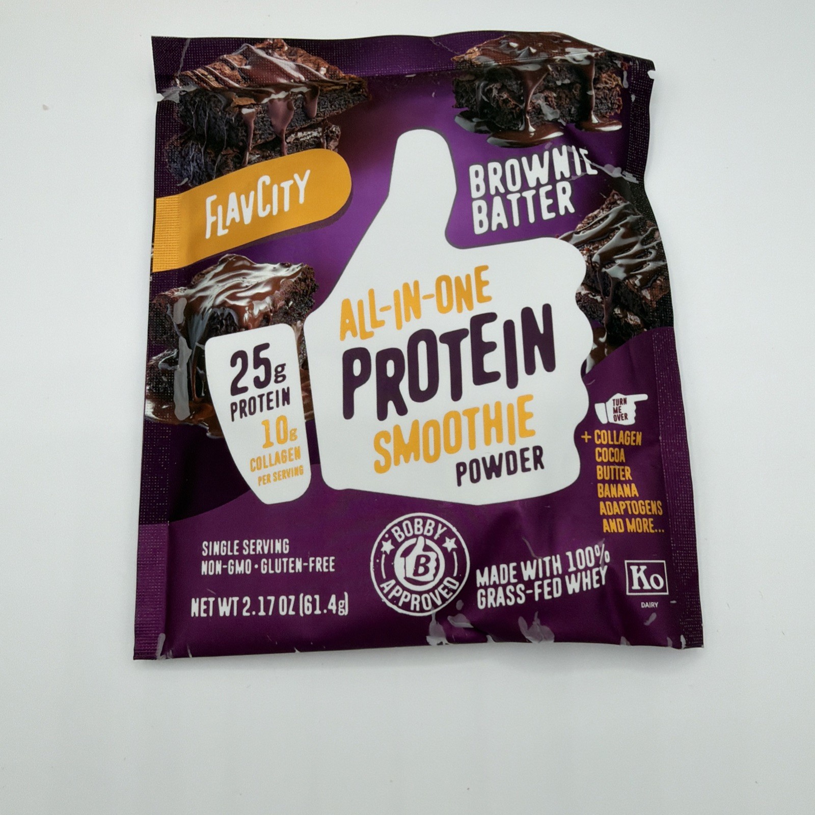FlavCity All In One ProteinSmoothie Powder Variety Flavors Travel ON GO 5 Pkgs
