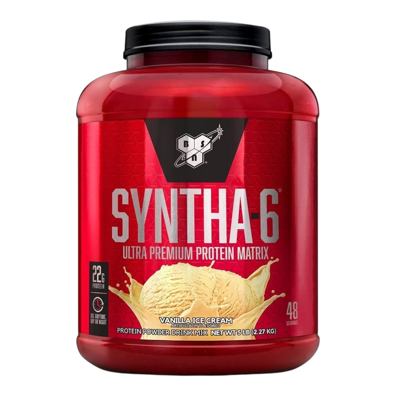 BSN Syntha-6 Ultra Premium Protein Matrix Vanilla Ice Cream Powder 5 lb
