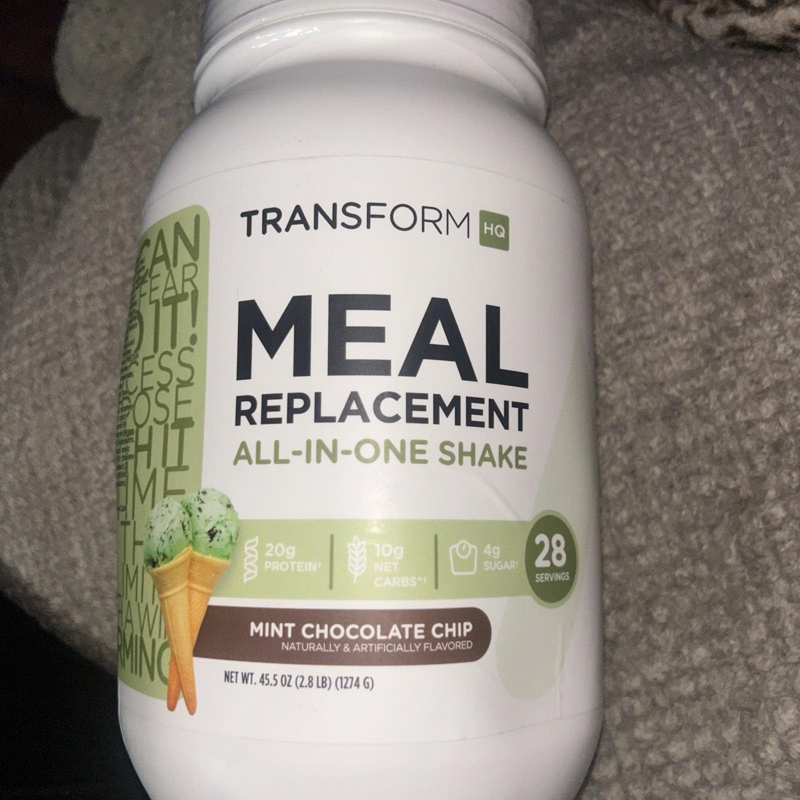 TransformHQ Meal Replacement Shake Powder 28 Servings (Mint Chocolate Chip)