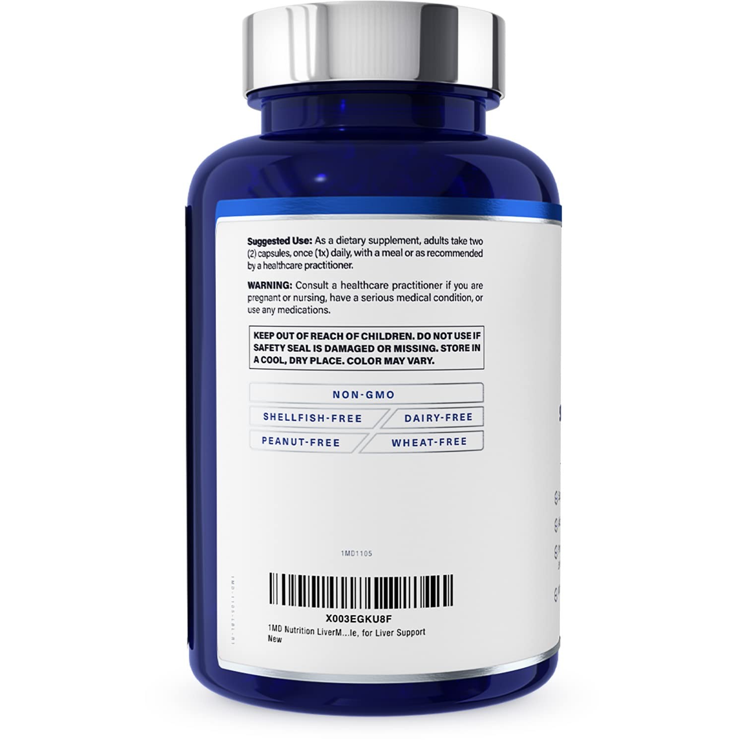 1MD Nutrition LiverMD – Liver Support Supplement | Siliphos Milk Thistle Extr…