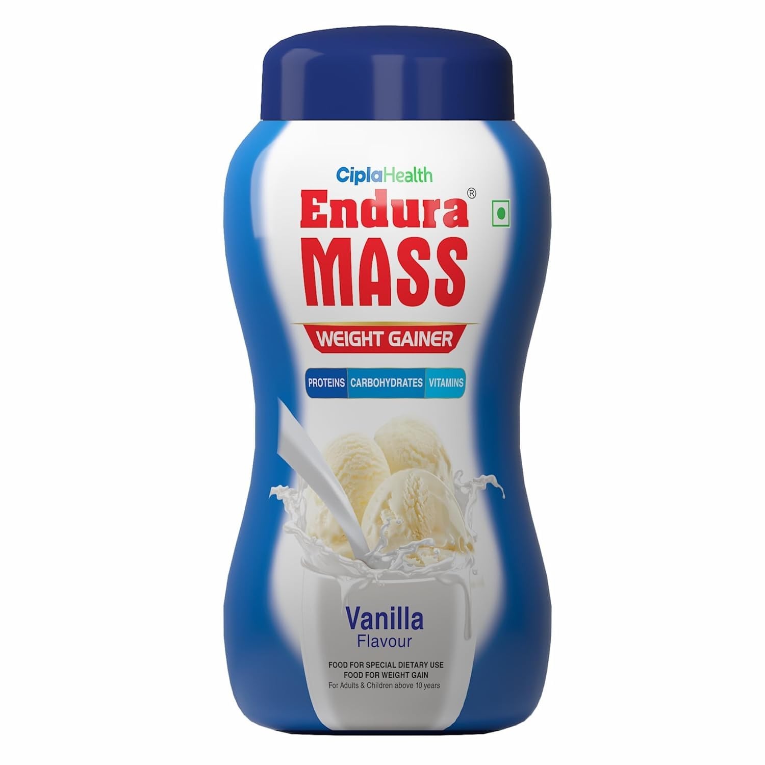 Endura Mass Weight Gainer Vanilla Protein Carb Blend 1kg