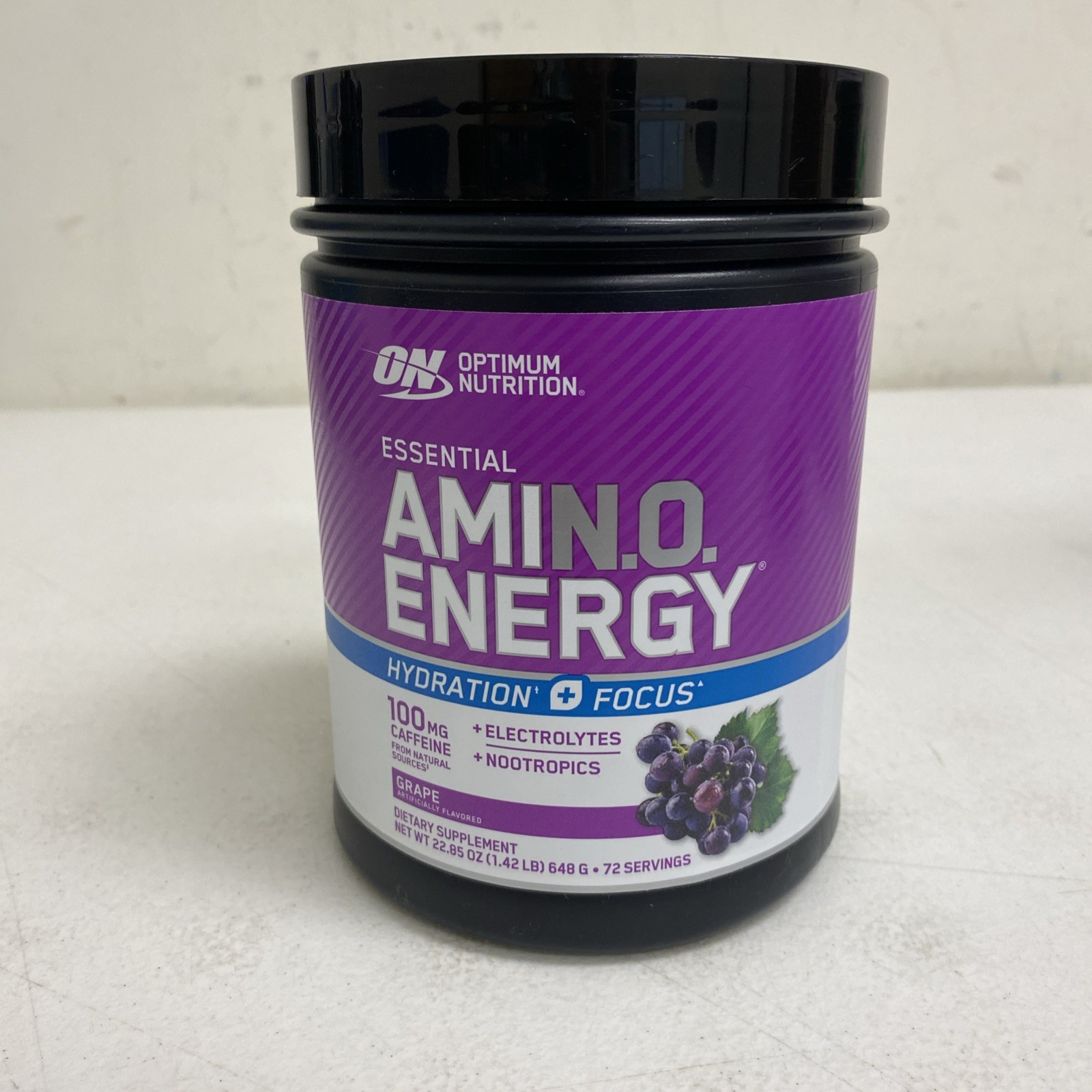 Optimum Nutrition Amino Energy Electrolytes,BCAA,Grape 72 Serving;Exp:11/17/2027