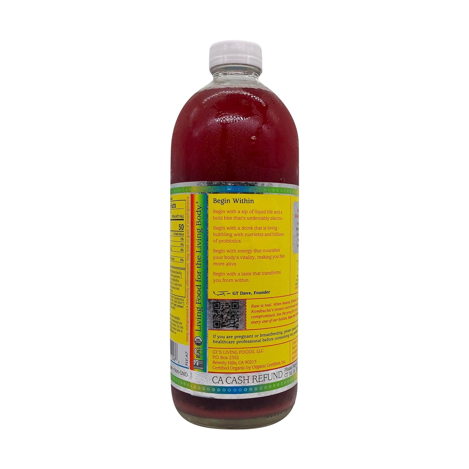 Gts, Kombucha Trilogy Organic, 48 Fl Oz