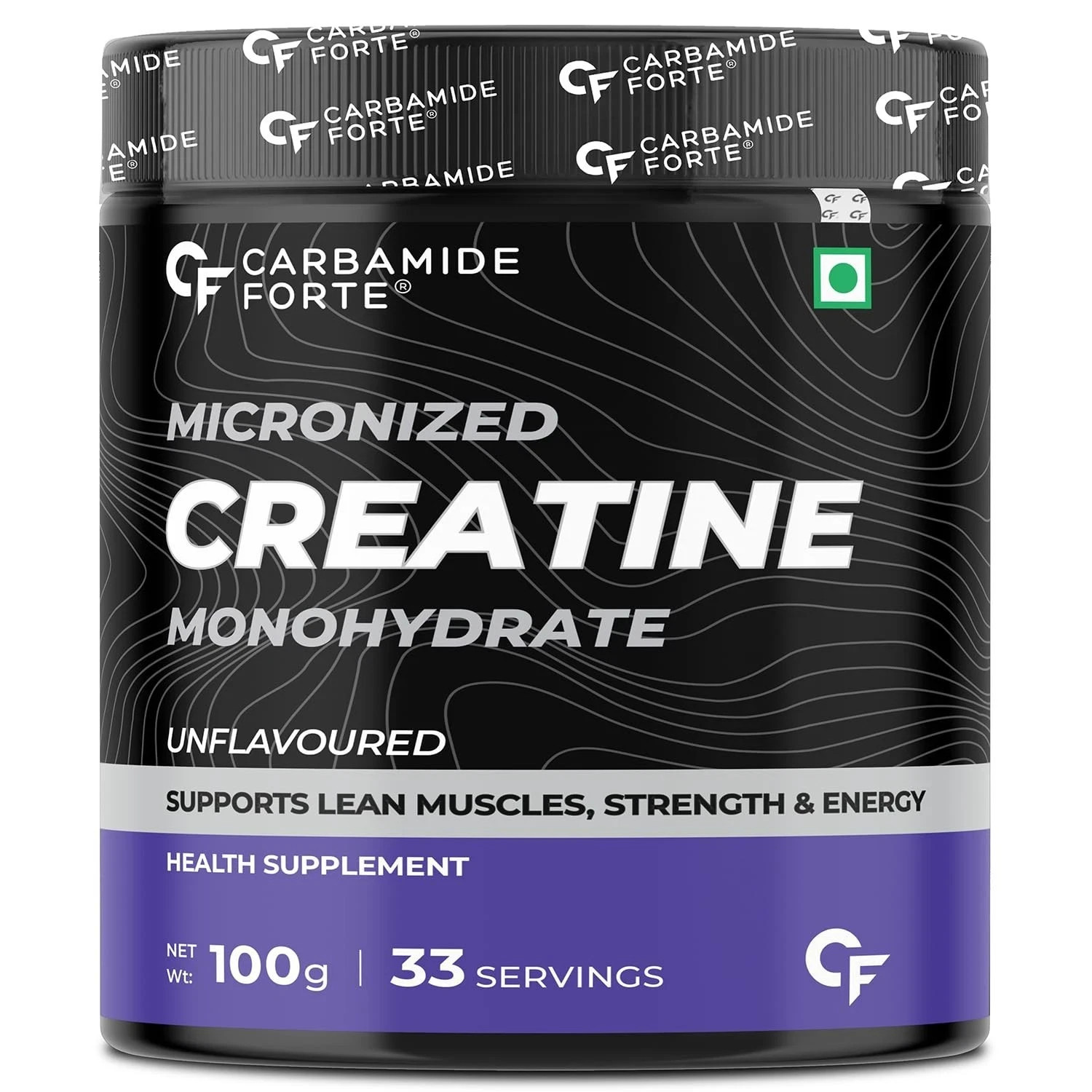 Carbamide Forte Creatine Mono Hydrate Powder 100gm Strength & Energy Unflavoured