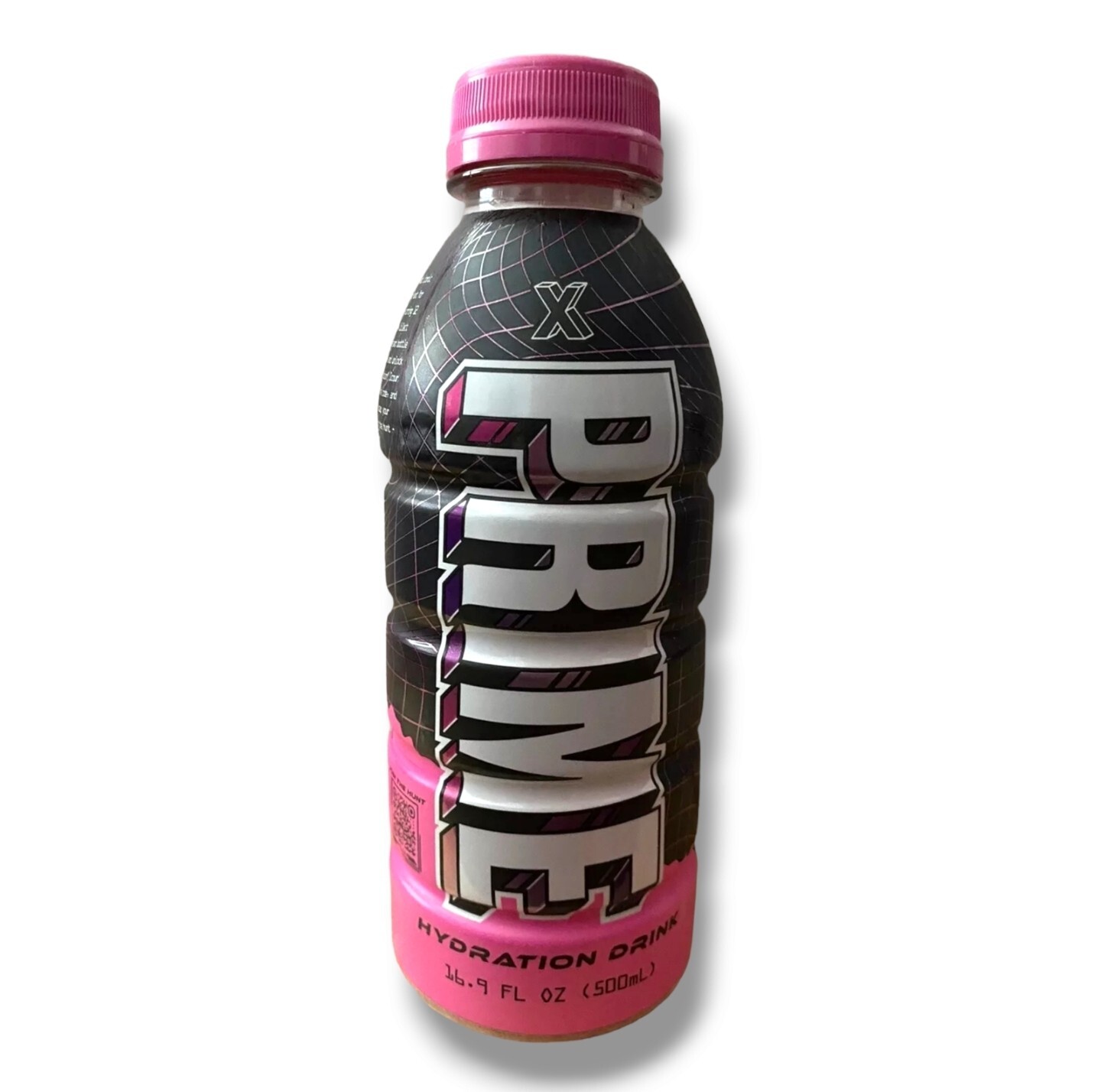 NEW PRIME X TREASURE HUNT HYDRATION DRINK 1 FULL 16.9 FL OZ PINK BOTTLE