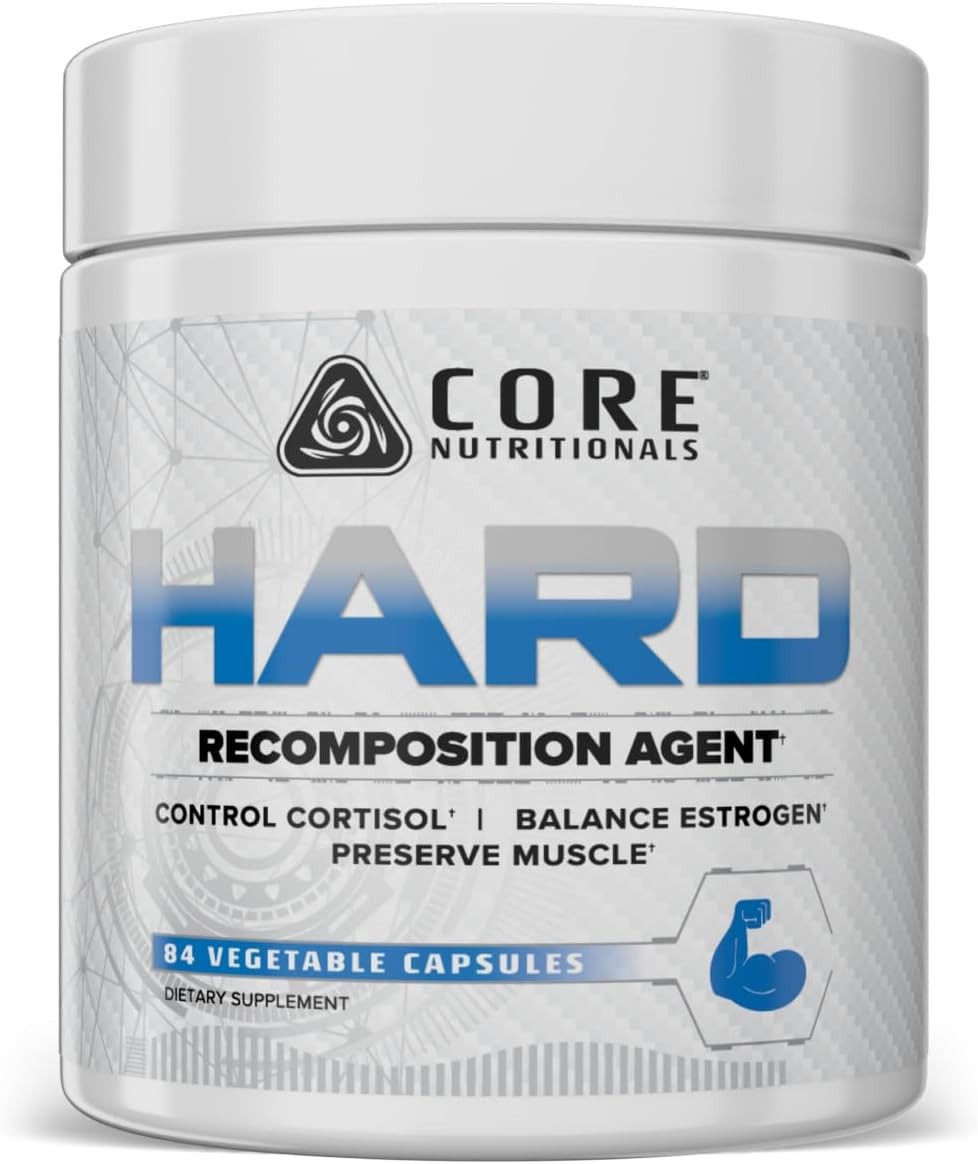 New! Core Nutritionals HARD Advanced Recomposition & Hardening Agent 84 Caps