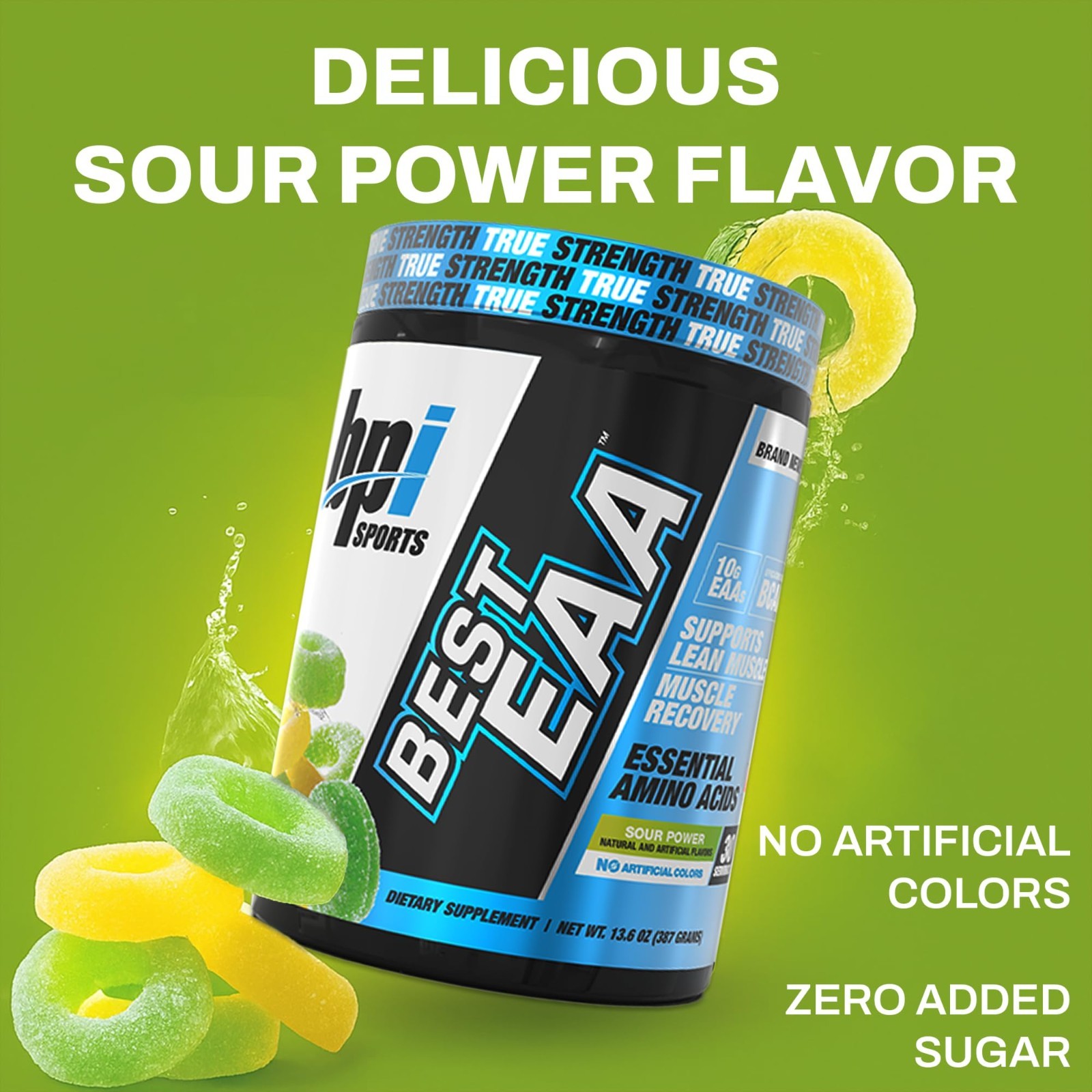 Essential Amino Acids EAA Powder – Pre, Intra & Post Workout Drink – 10g EAA + B