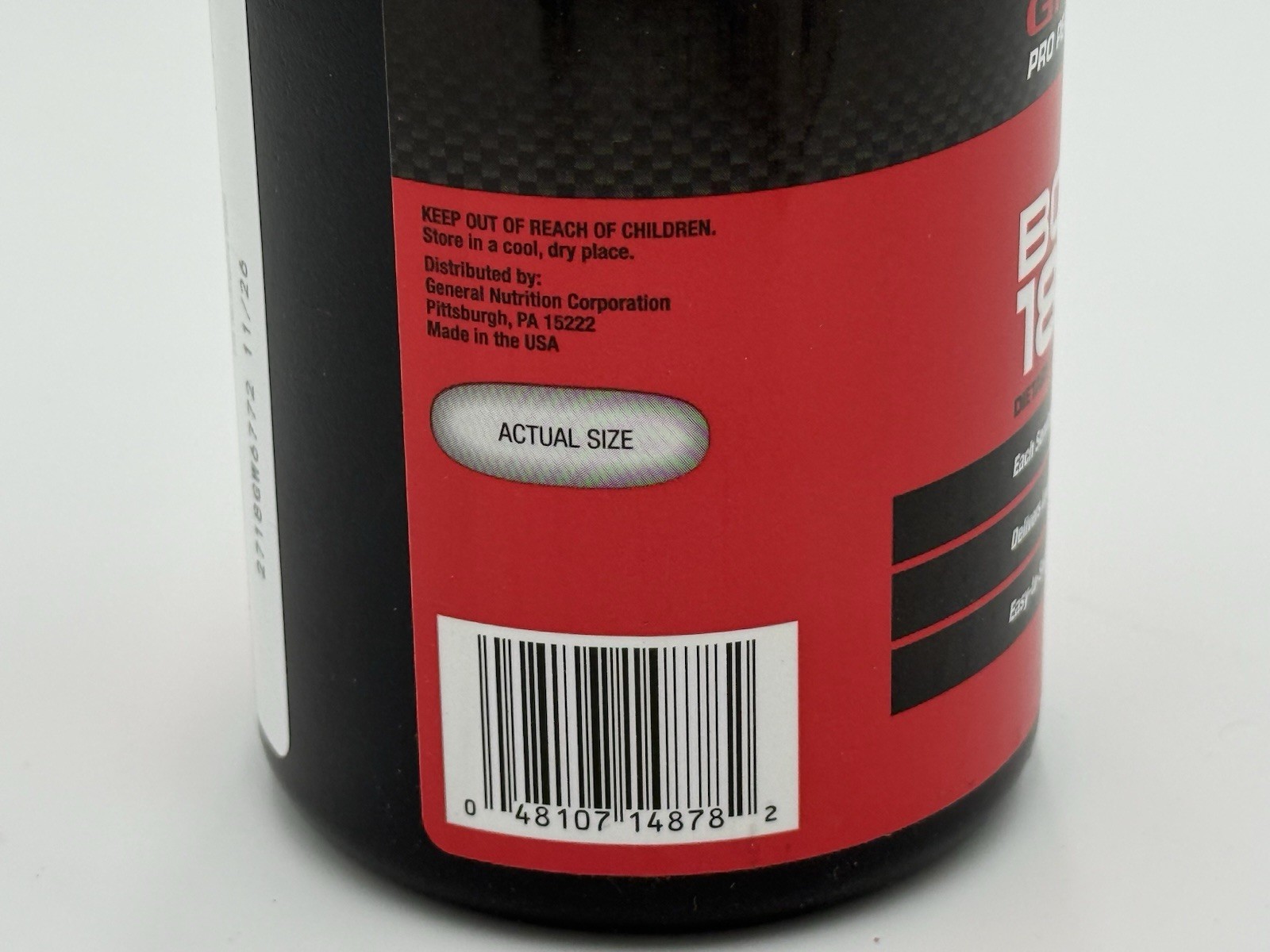 GNC Pro Performance BCAA 1800 ~ Recover Faster ~ Build More Muscle Exp. 11/2026.