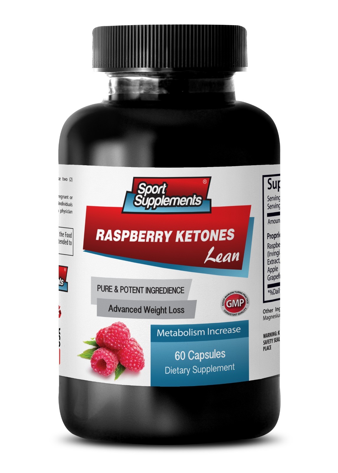 Resveratol – Raspberry Ketones Lean 1200mg – Weight Loss Super Strength Pills 1B