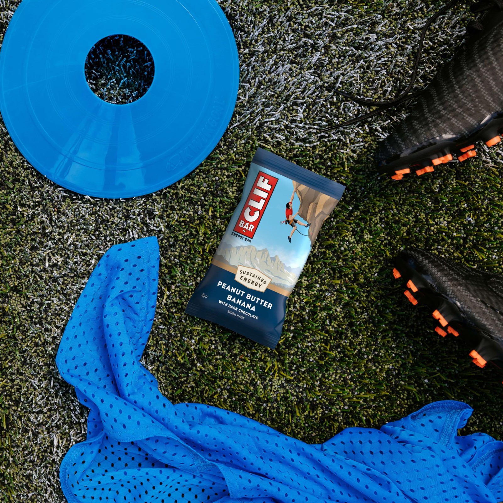 CLIF BAR – Energy 10 Count (Pack of 1), Peanut Butter Banana Dark Chocolate