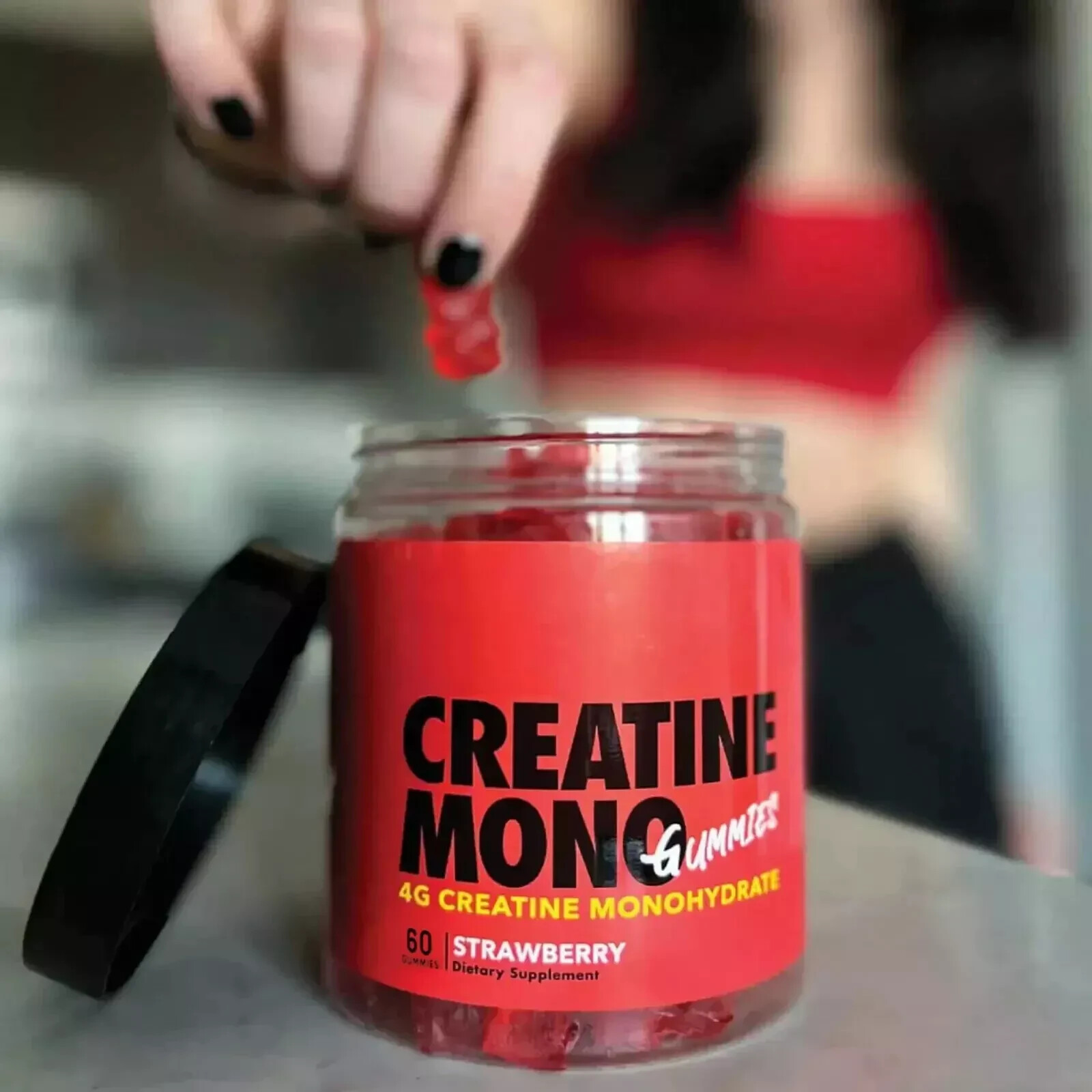 Preworkout Gummies and Creatine Gummies Twin Pack, Caffeine, Taurine + More