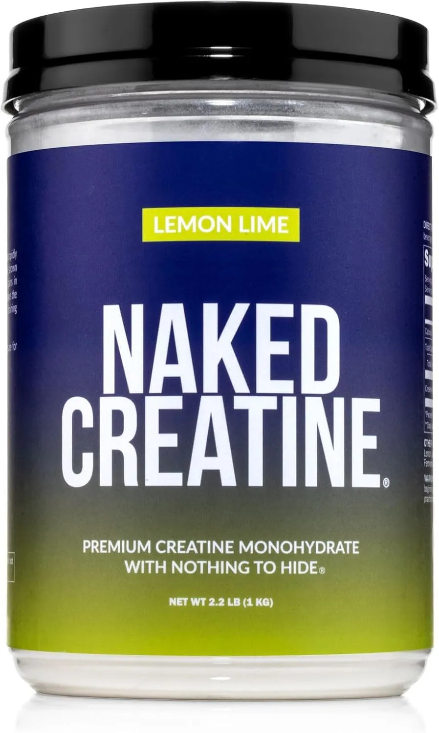 NAKED Pure Micronized Creatine Monohydrate Powder 500g Unflavored Vegan