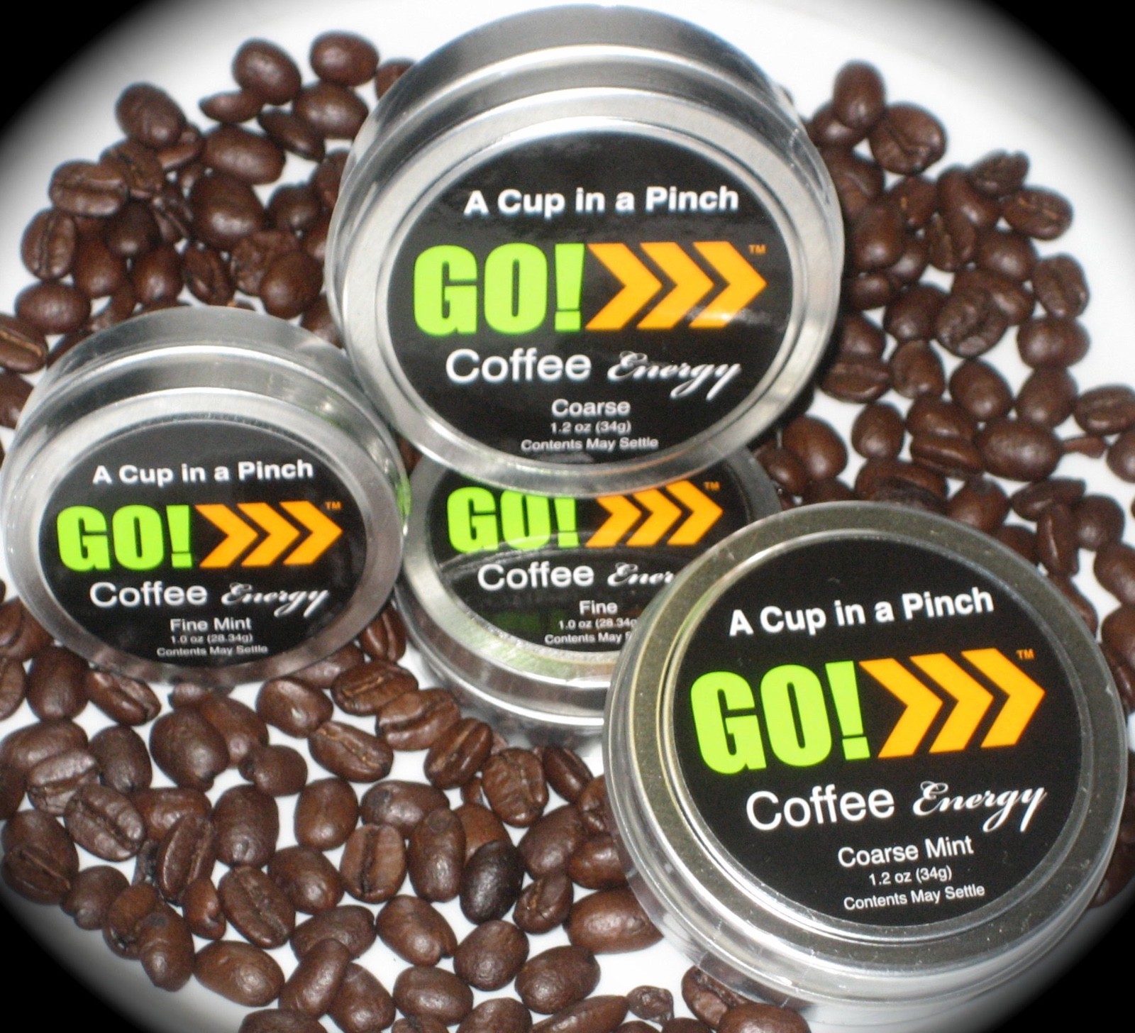 GO! Fine Mint 24 Tins Coffee Energy- Burn Fat – Coffee Chew – Coffee You Eat