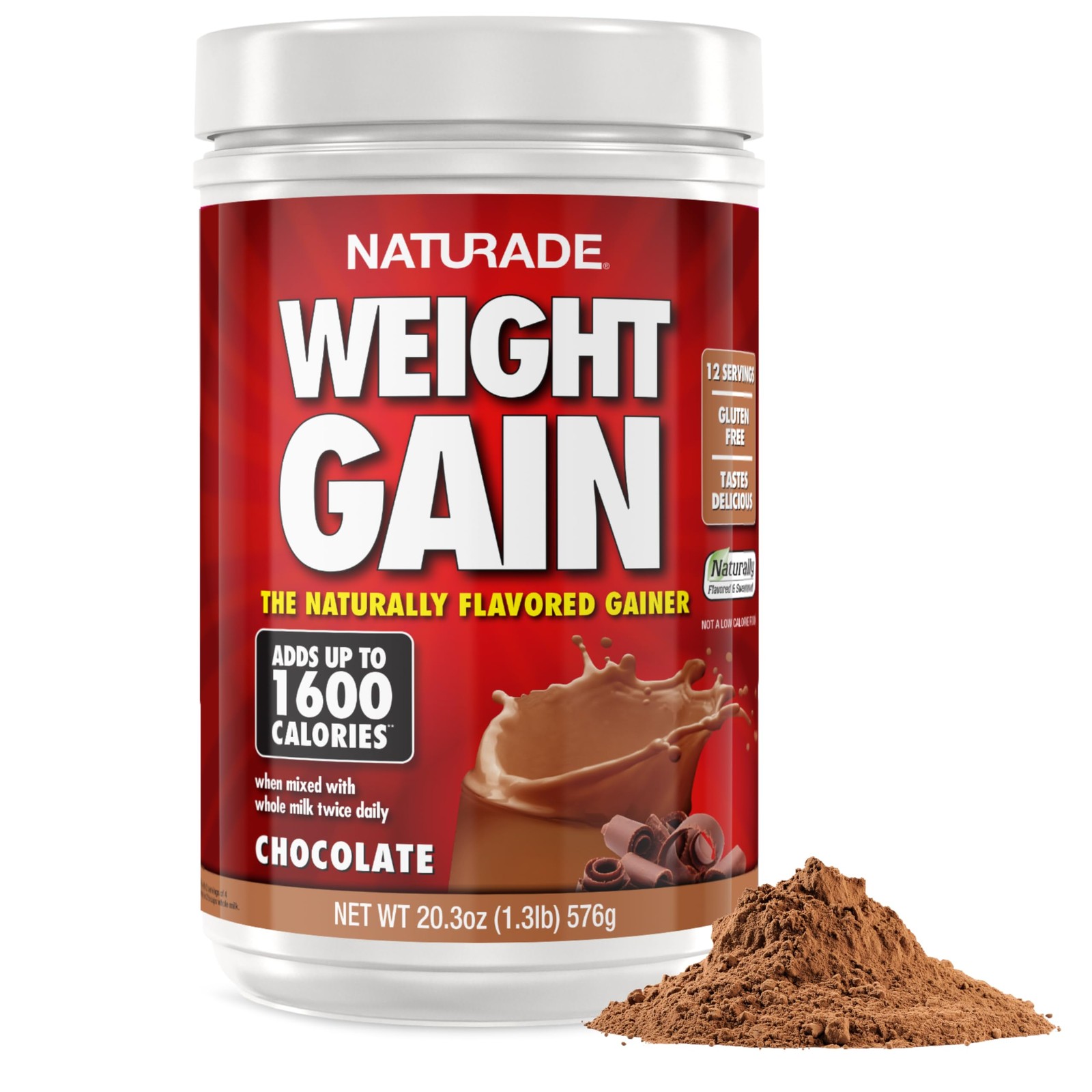 Naturade Weight Gain Nutrition Drink Mix for Healthy Weight Support, Balanced…