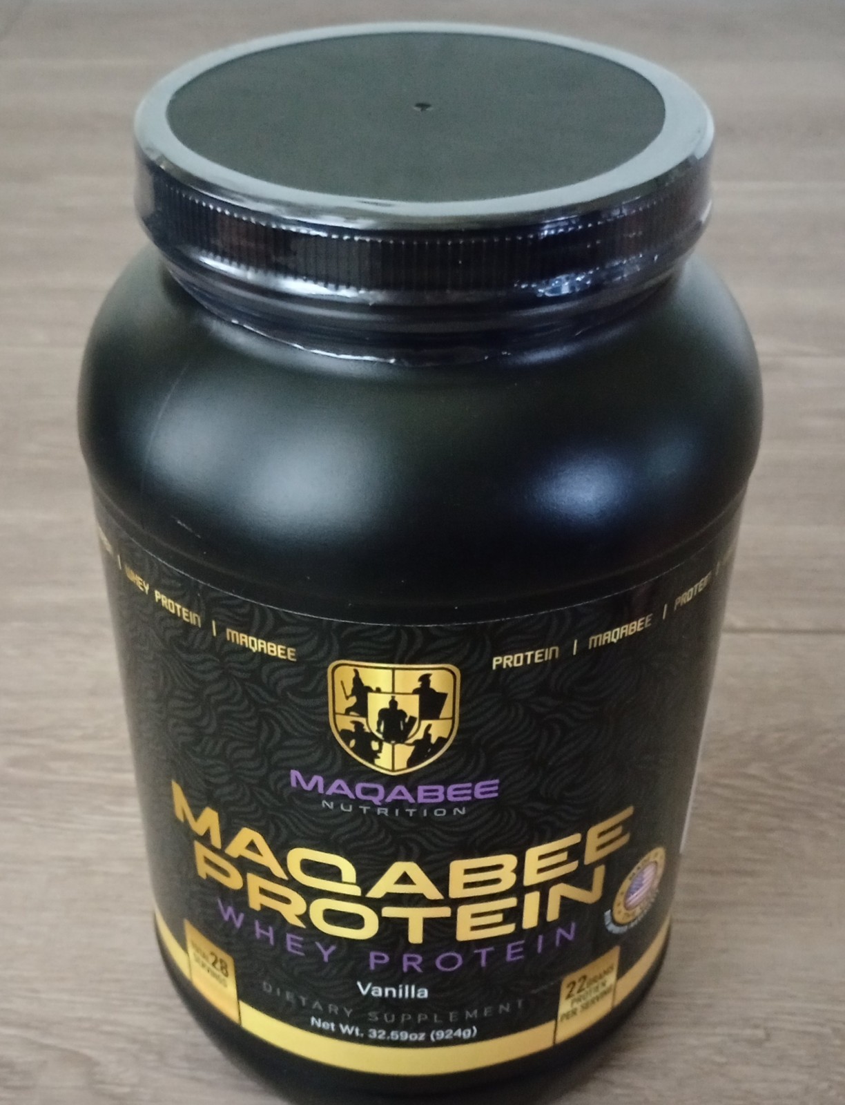 Maqabee Protein Whey Protein Vanilla Dietary Supplement 32.59oz.(924g) Exp 10/26