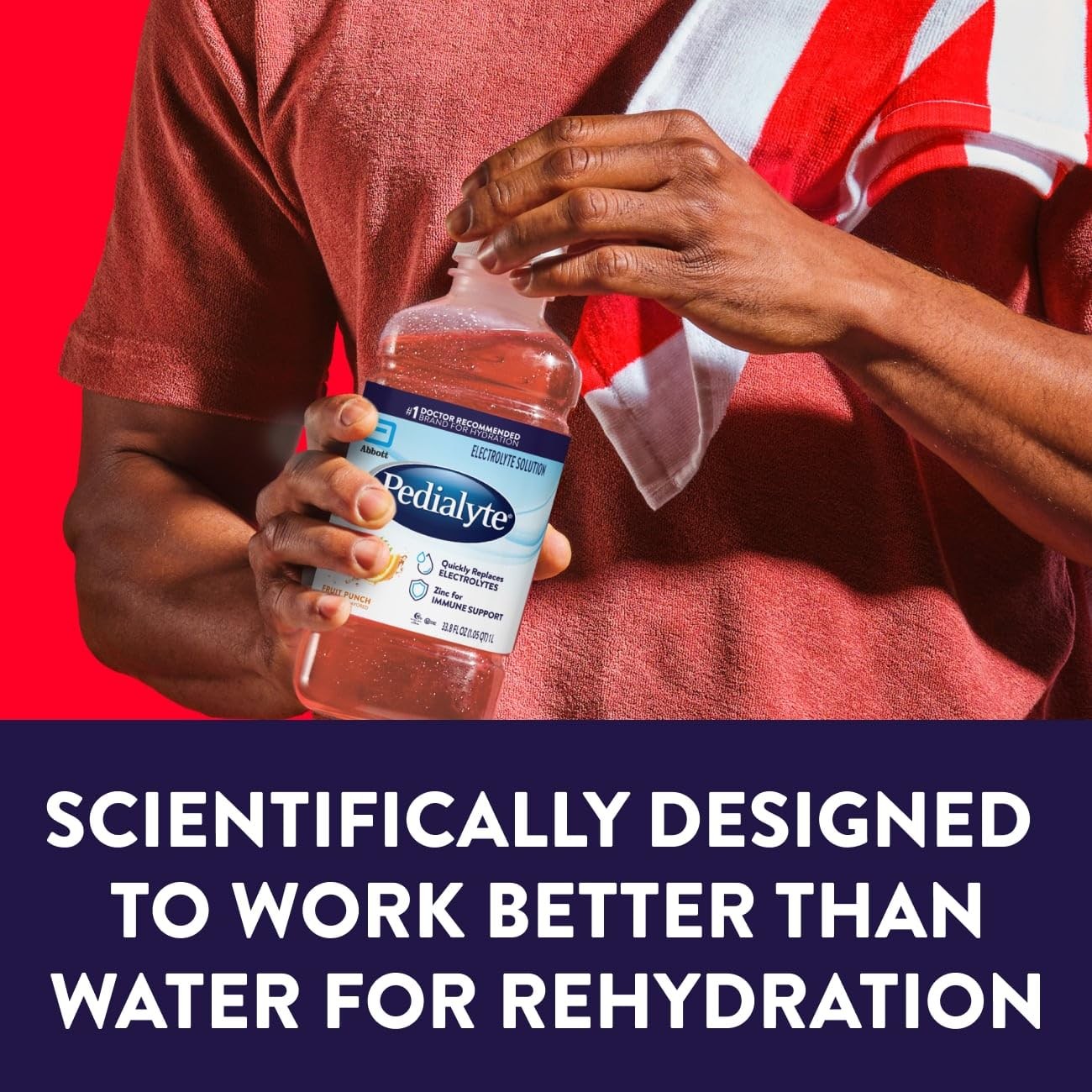 3 bottles Pedialyte Electrolyte Drink *03/2027*Hydration Drinks for Kids &