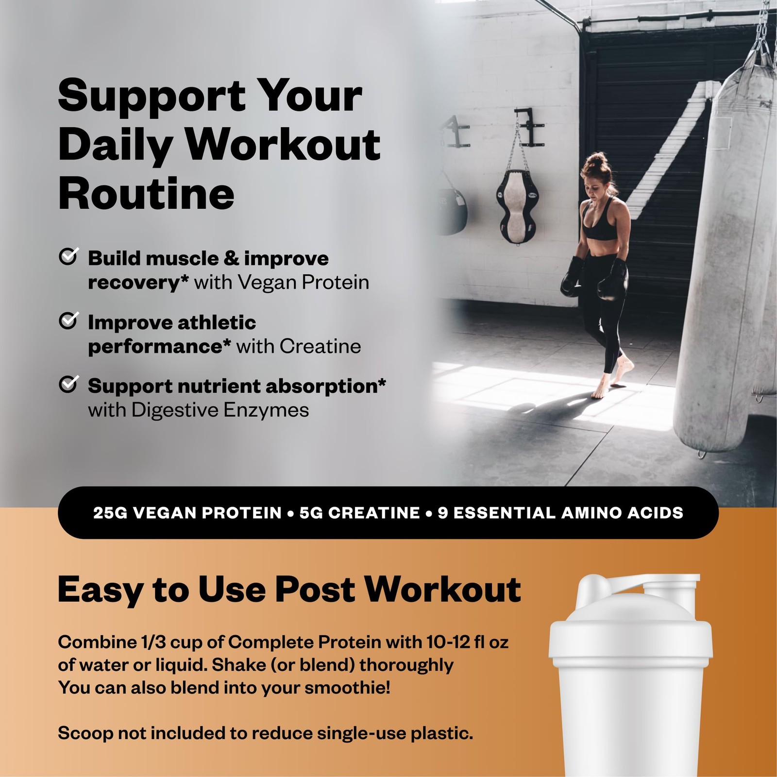 Rnwy Complete Protein 25G Yeast Protein 5G Creatine Monohydrate Vegan