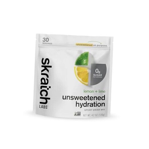 Unsweetened Hydration Sport Drink Mix | 30 Servings (Pack of 1) Lemon + Lime